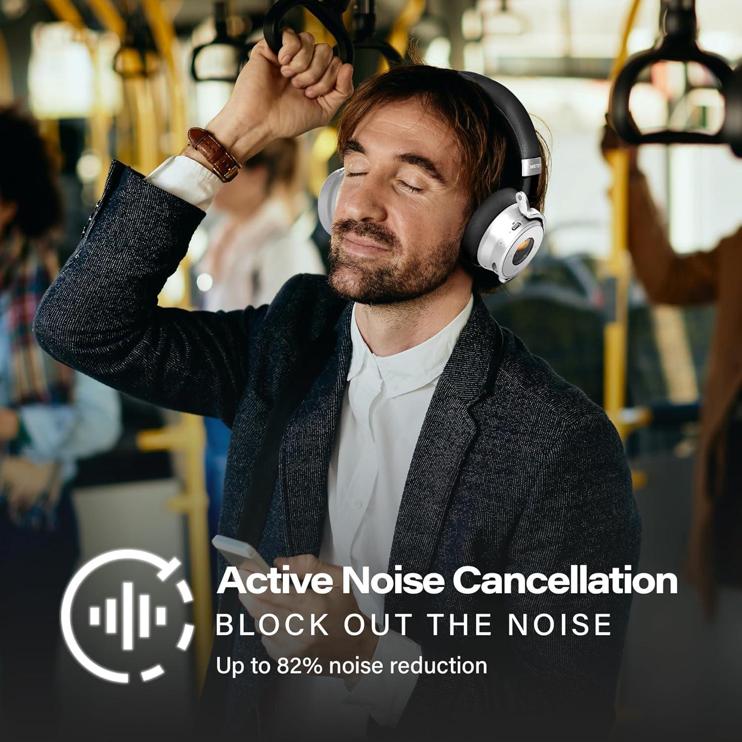 Auriculares Inalámbricos Meters M-OV-1-B-C con ANC y 16h