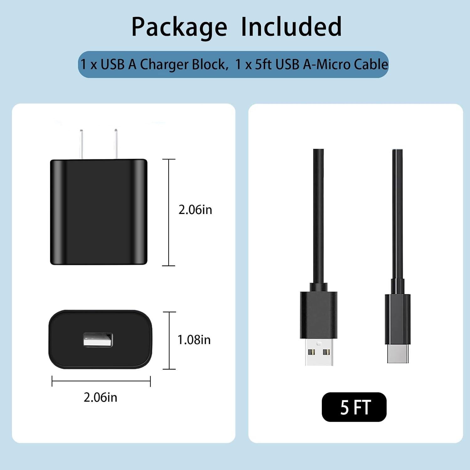 Cargador de pared USB-C 5V 2A Goffeu para Beats y JBL