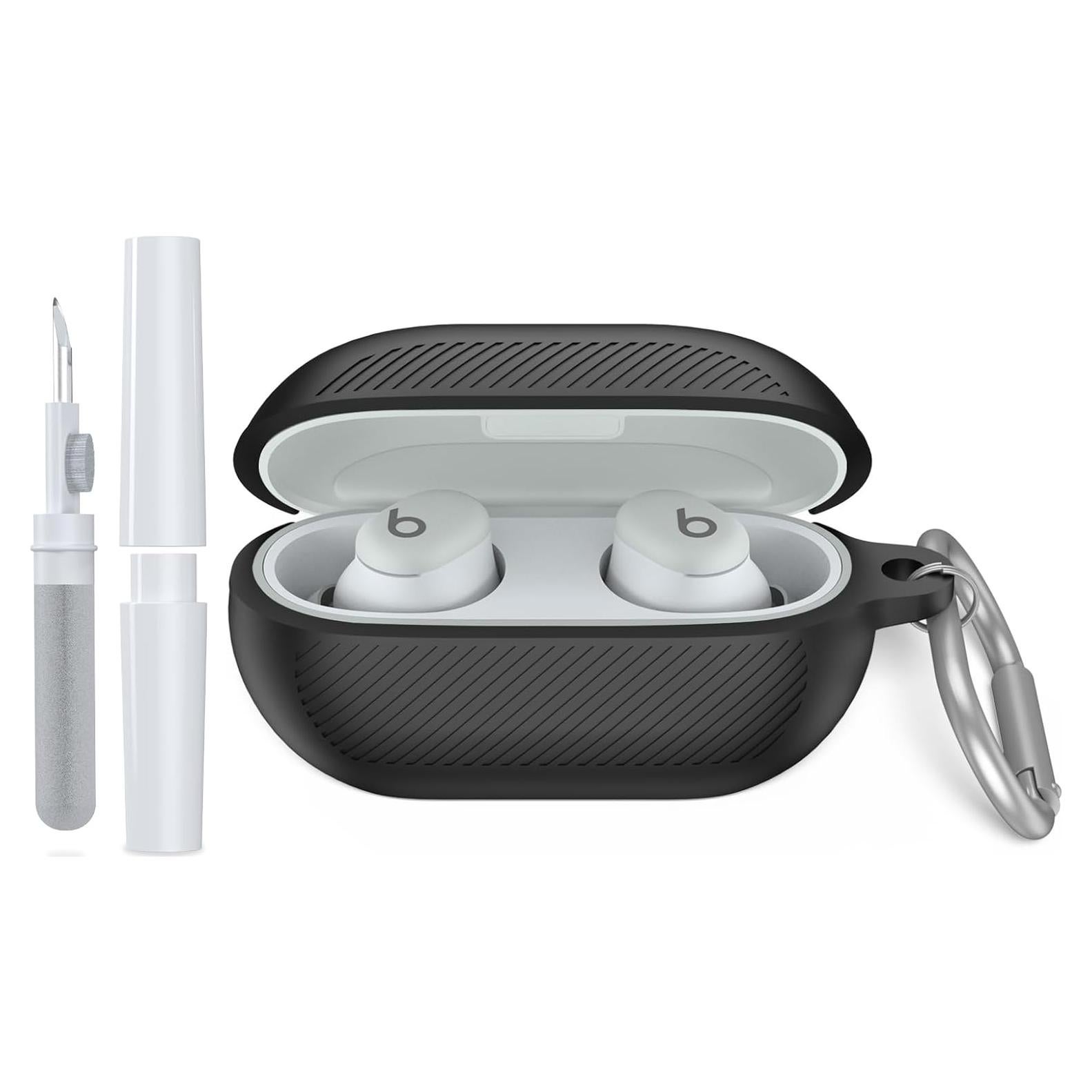 Funda de Silicona WADVCU para Beats Solo Buds - Negro