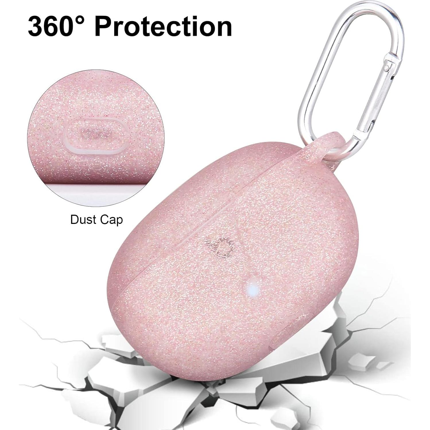 Funda de Silicona AIRSPO para Beats Studio Buds 2021 - Oro Rosa