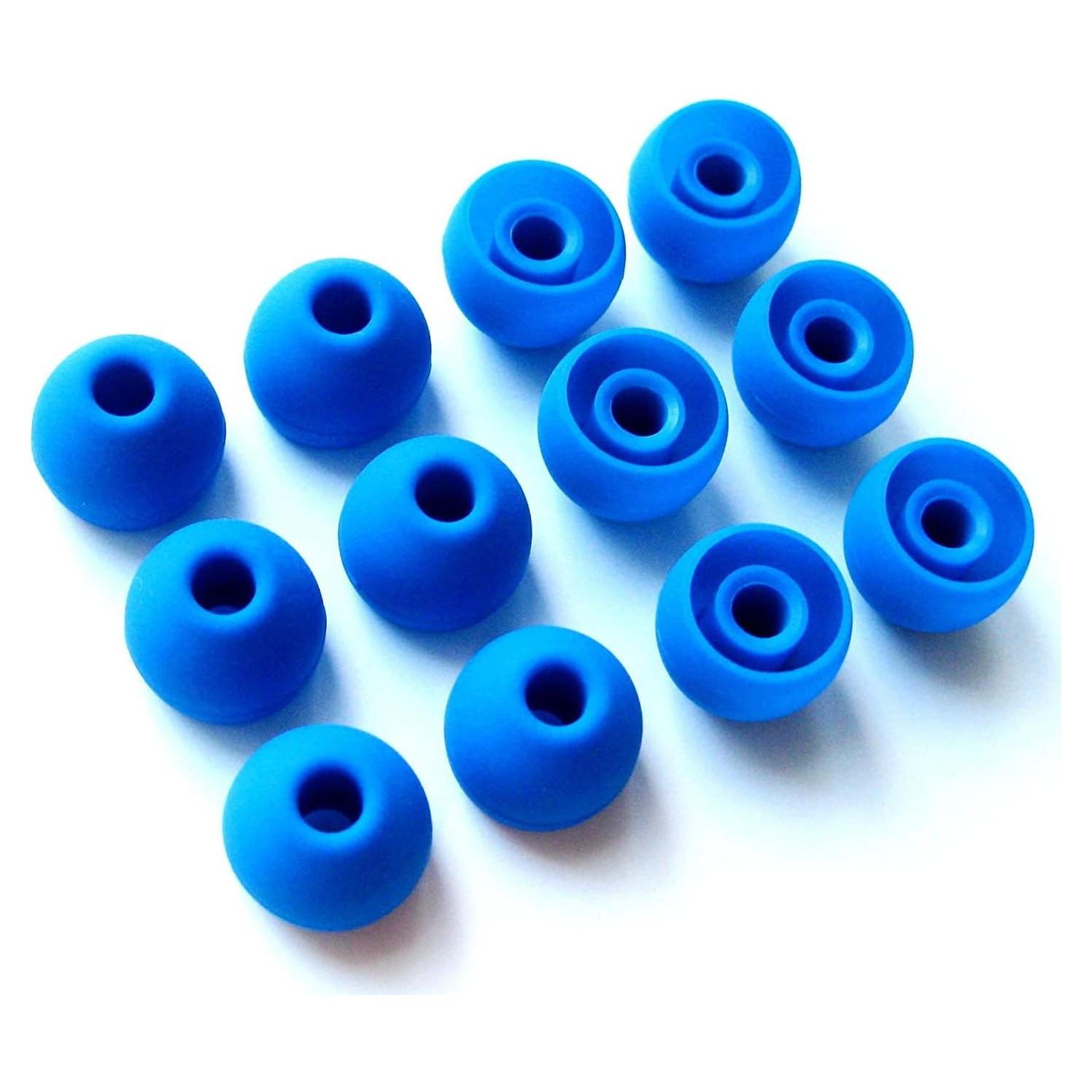 12 Puntas de Oído Reemplazo Grande Azul NICKSTON para Auriculares