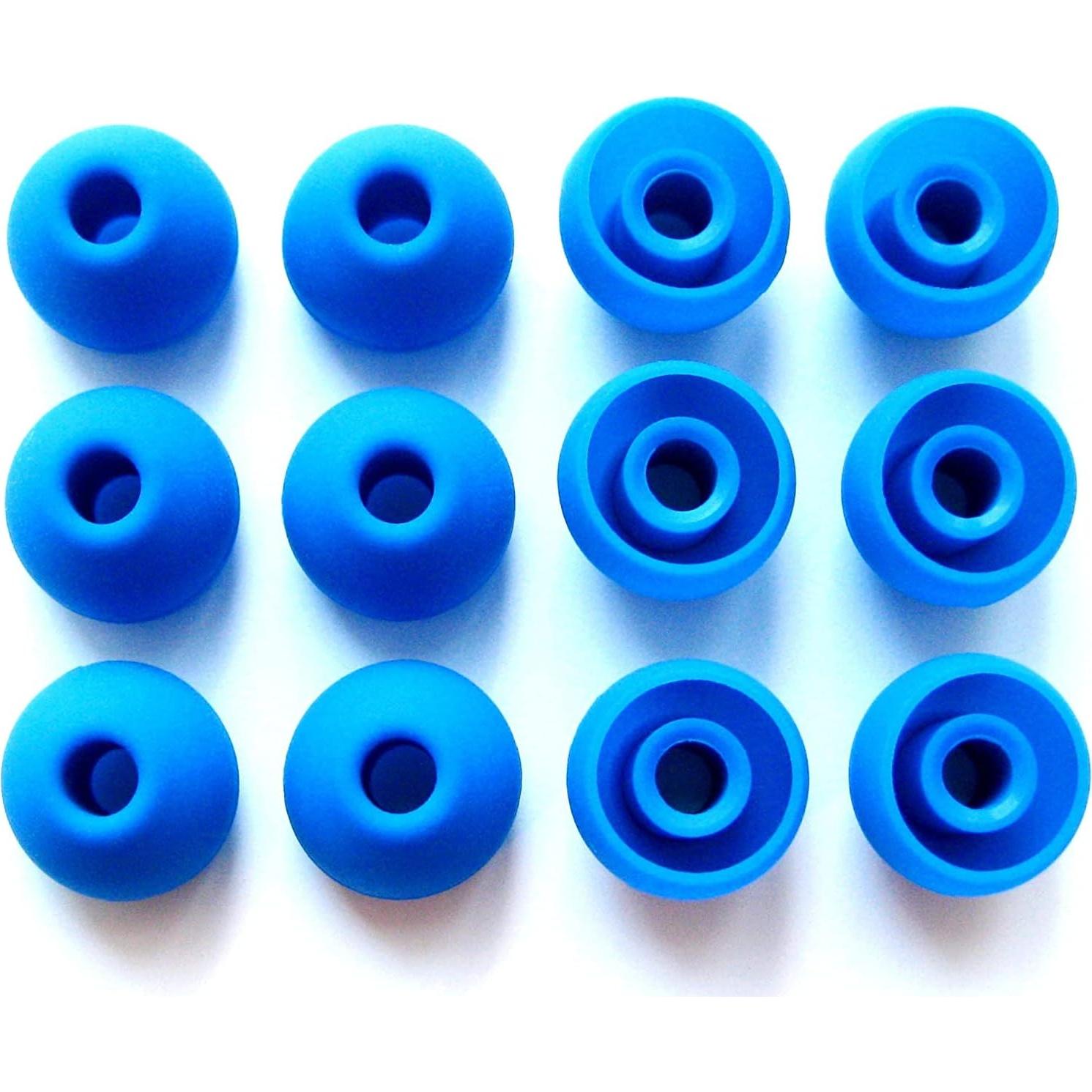 12 Puntas de Oído Reemplazo Grande Azul NICKSTON para Auriculares