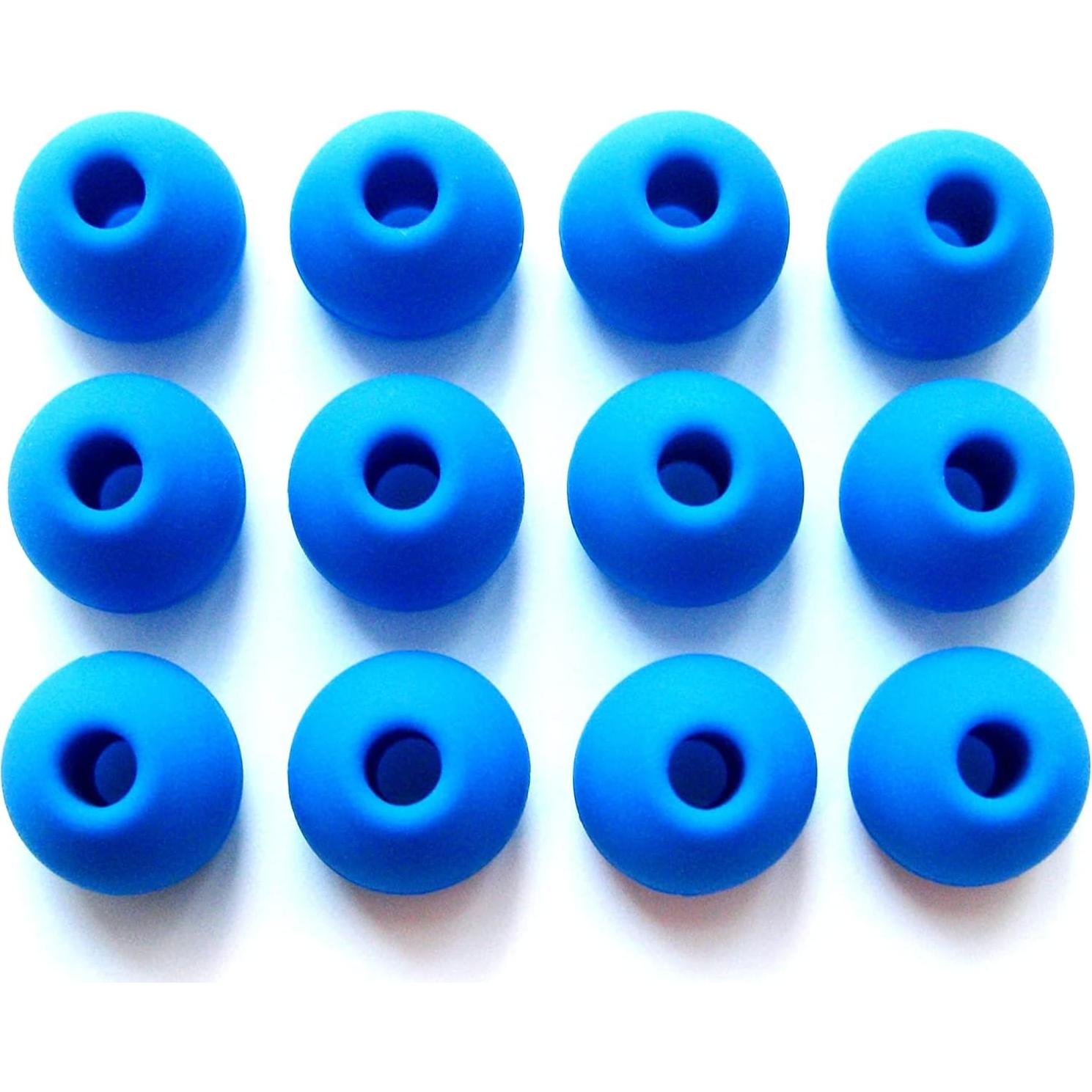 12 Puntas de Oído Reemplazo Grande Azul NICKSTON para Auriculares