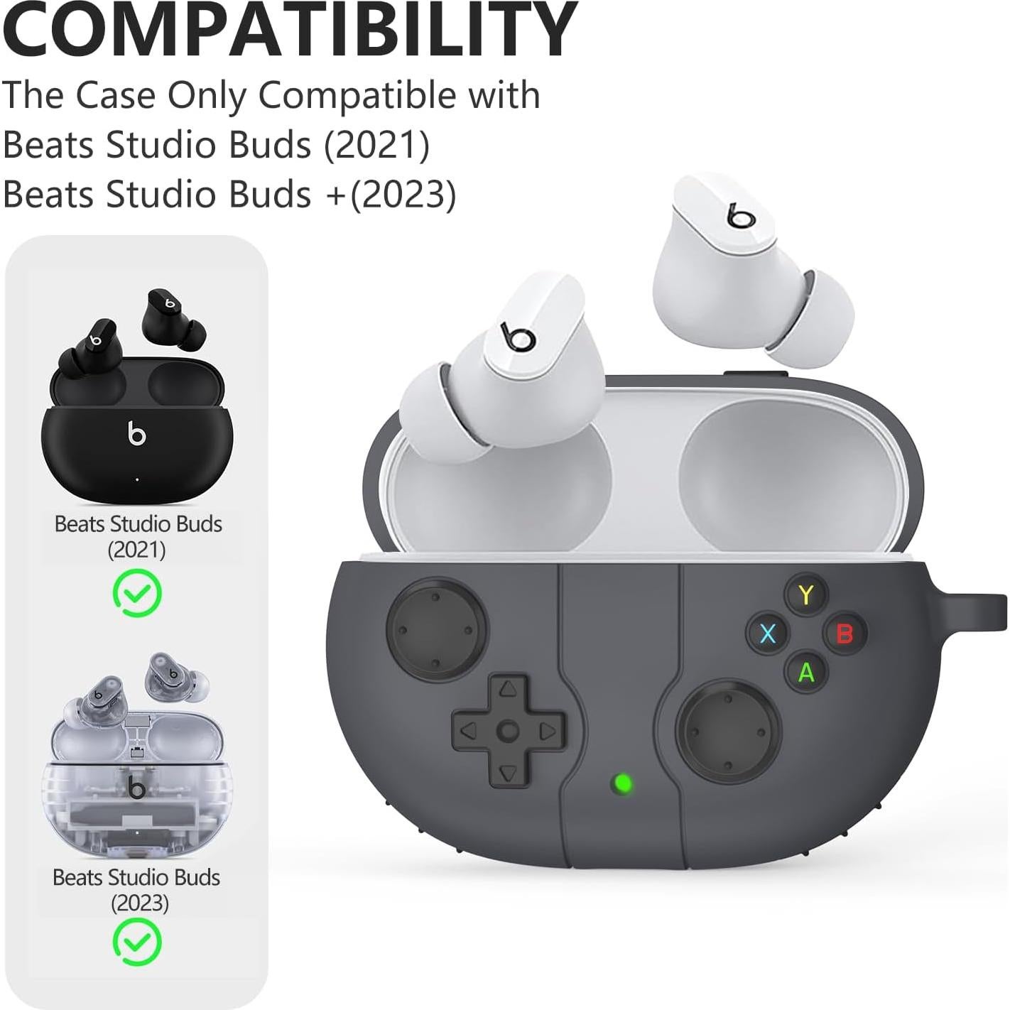 Funda de Silicona para Beats Studio Buds Plus - Gris Oscuro