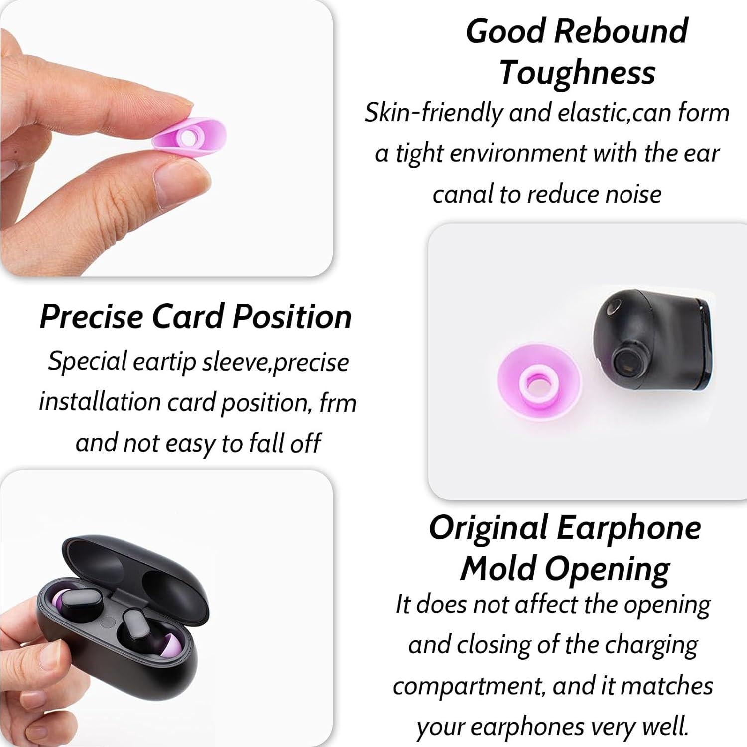 Consejos de Silicona para Auriculares Beats Fit Pro S/M/L 6 Pares