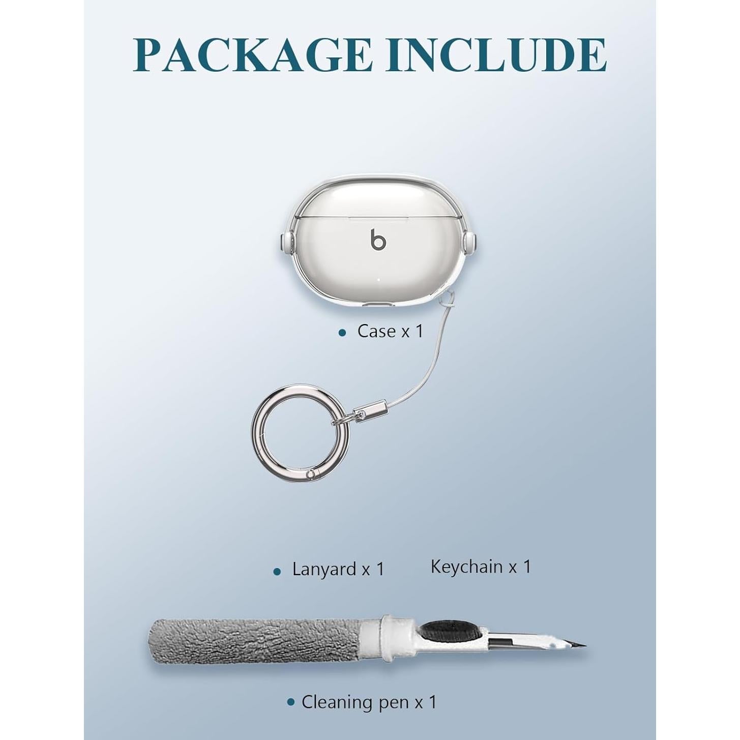 Funda Protectora TPU Transparente para Beats Studio Buds +