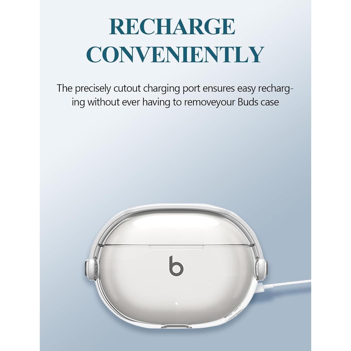 Funda Protectora TPU Transparente para Beats Studio Buds +