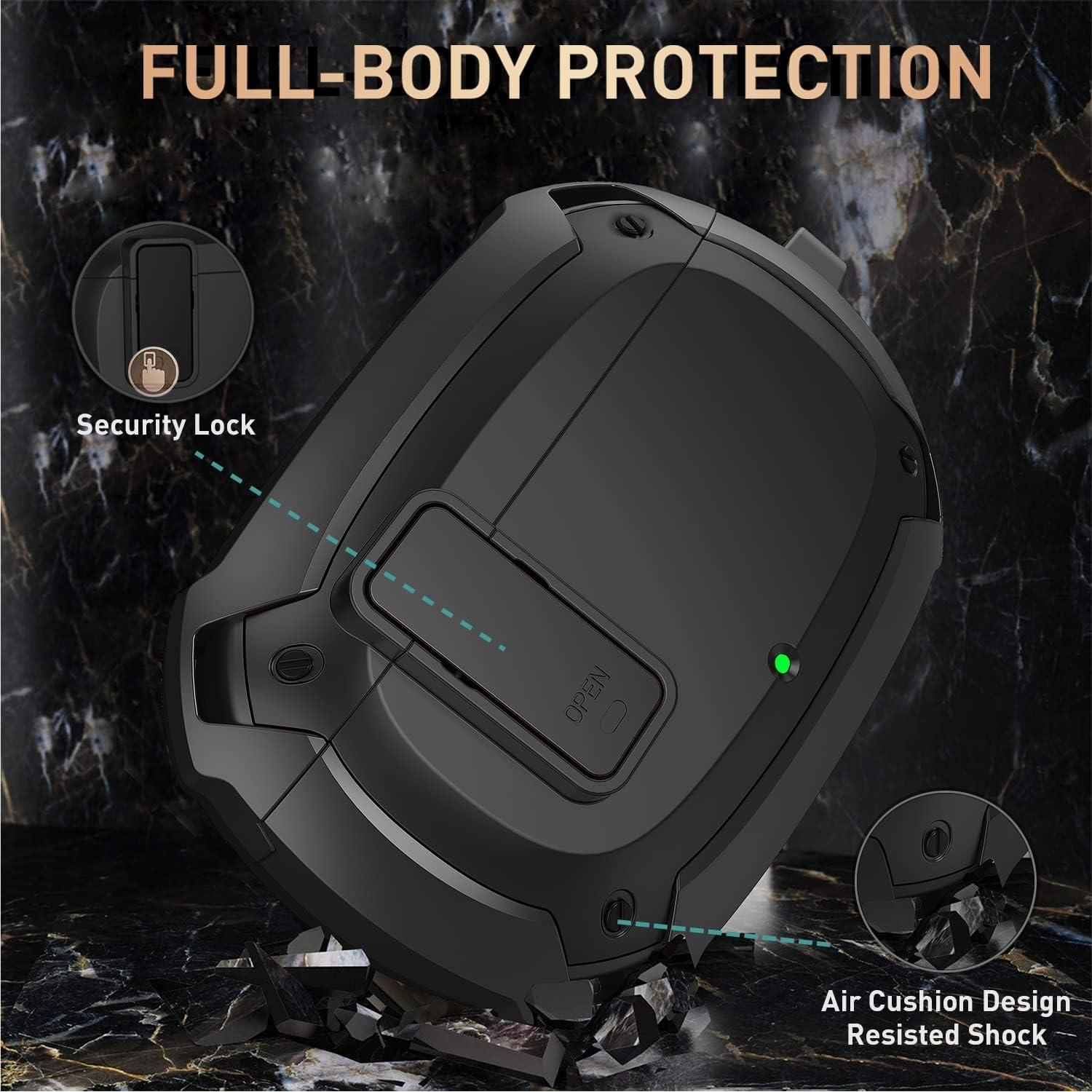 Funda Protectora OTOPO para Beats Studio Buds 2021/Plus 2023 - Negro