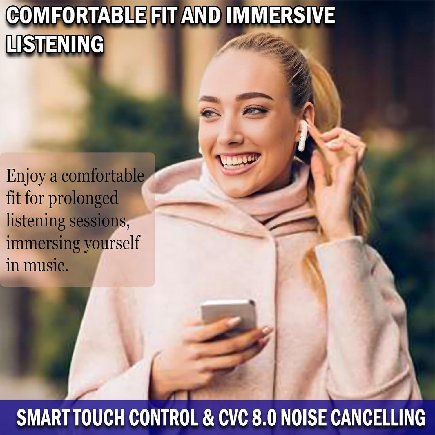 Auriculares Inalámbricos NC SoundBeats A15 Pro - Bluetooth 5.4, ANC, IPX7