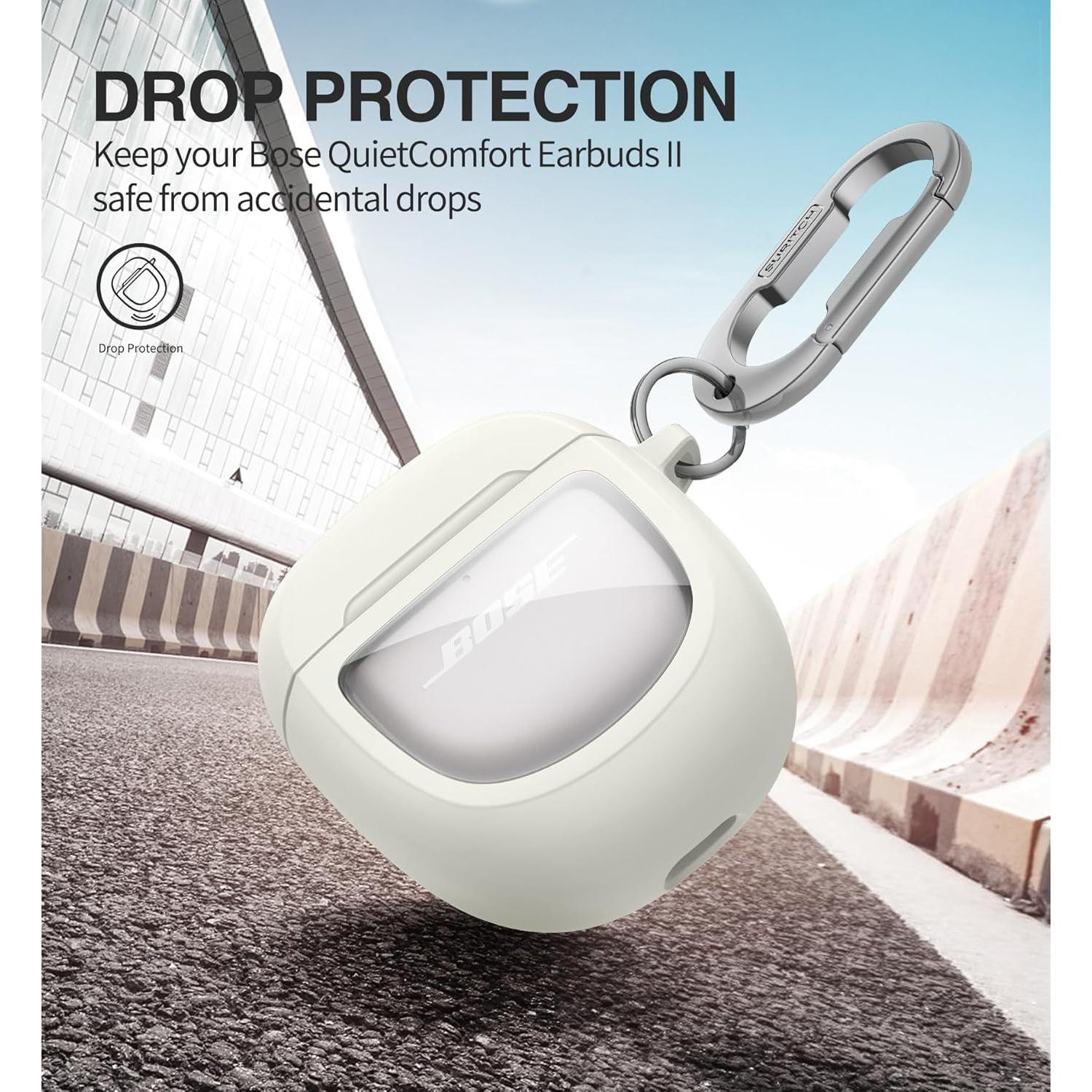 Funda Protectora SURITCH para Bose QuietComfort II y Ultra - Blanco