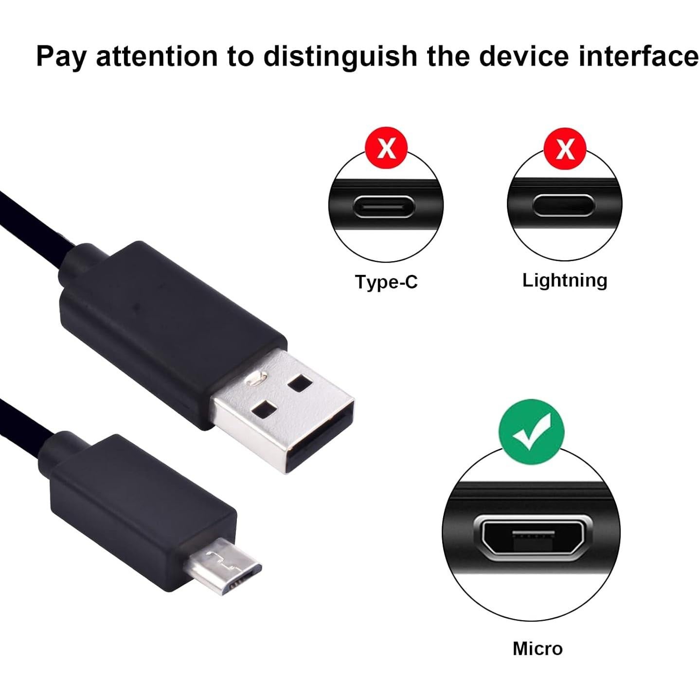 Cable de carga micro USB 2m Tobysome para altavoces Bose