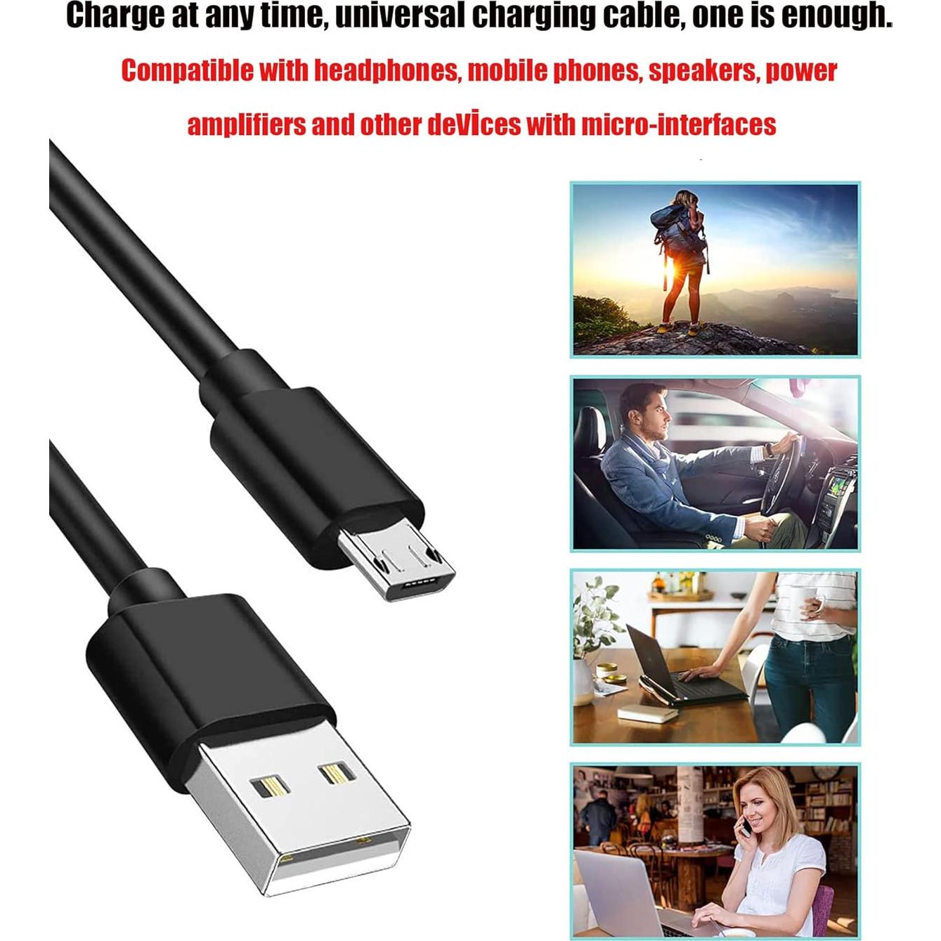 Cable de carga micro USB 2m Tobysome para altavoces Bose