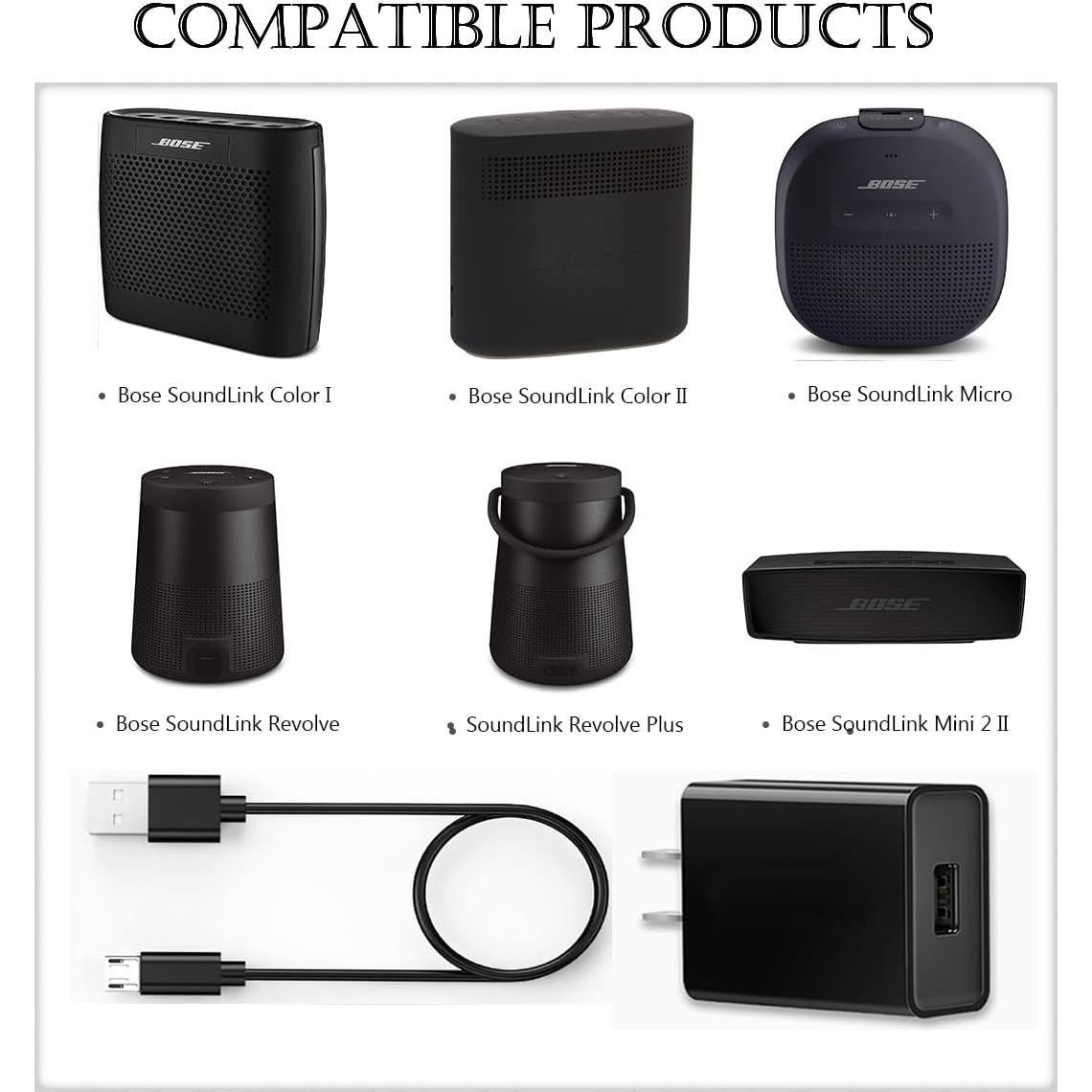 Cable de Carga Micro USB LIAUBN para Bose SoundLink y Auriculares