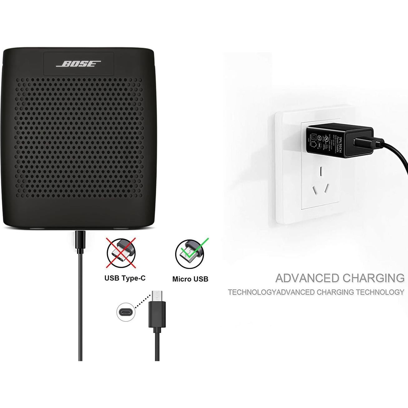 Cable de Carga Micro USB LIAUBN para Bose SoundLink y Auriculares