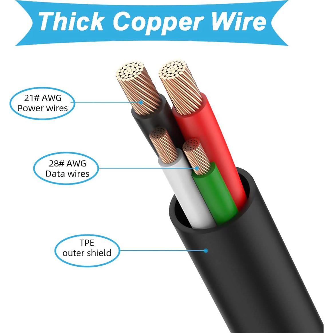 Cable de Carga Micro USB LIAUBN para Bose SoundLink y Auriculares