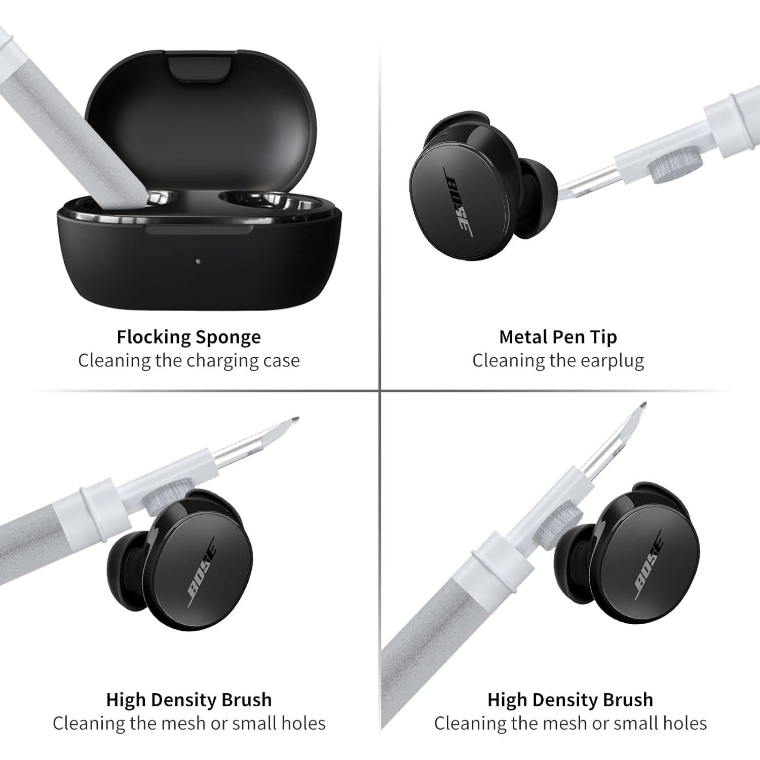 Funda de silicona para auriculares Bose QuietComfort 2024 azul