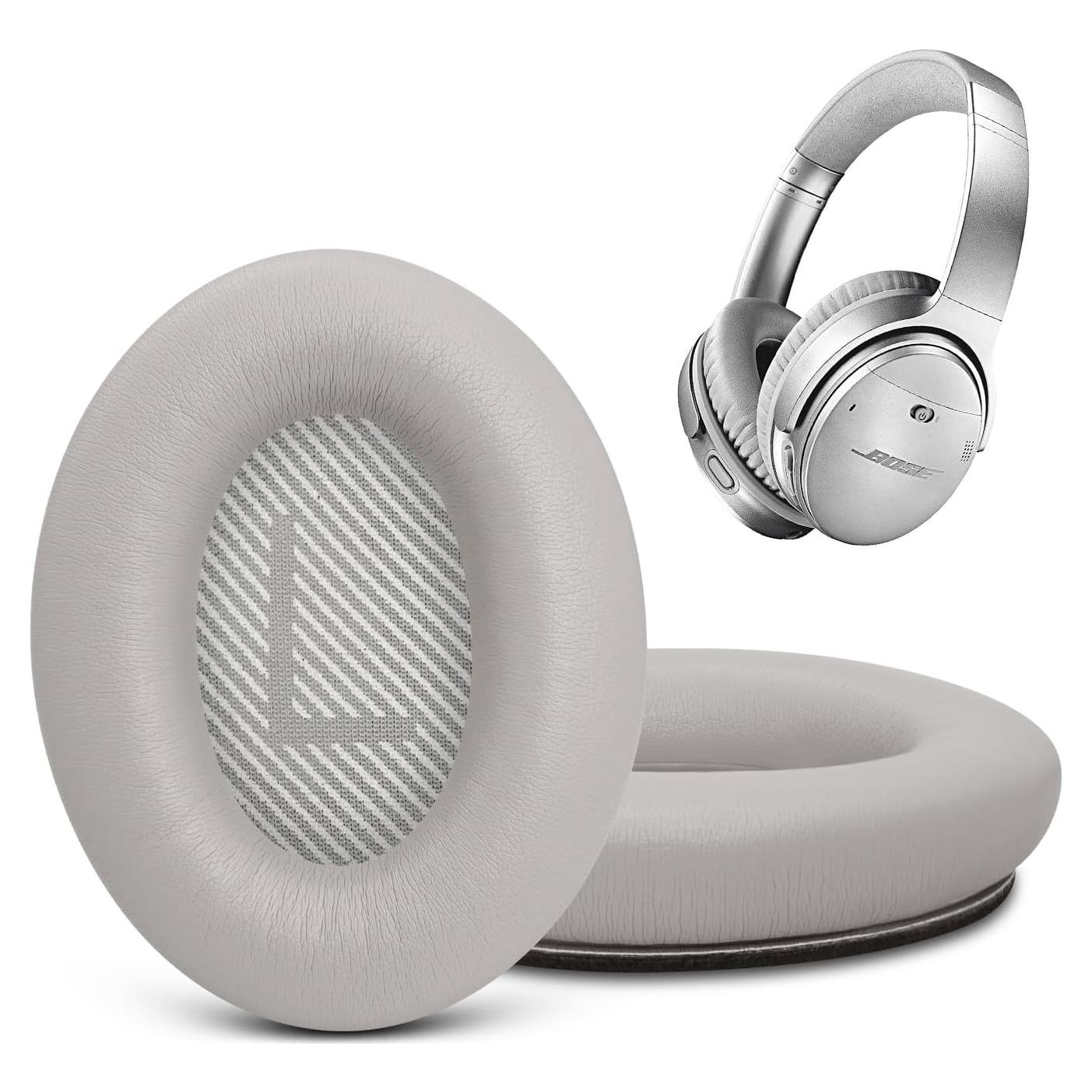 Almohadillas de Reemplazo GEVO para Auriculares Bose QC35 - Espuma de Memoria Duradera