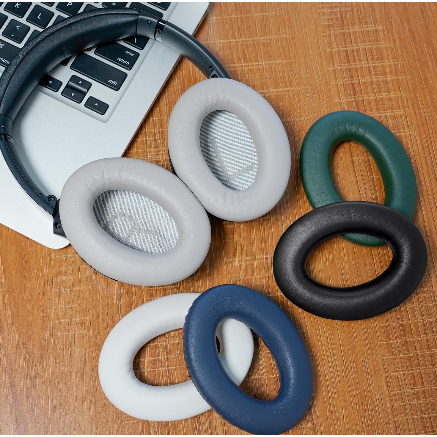 Almohadillas de Reemplazo GEVO para Auriculares Bose QC35 - Espuma de Memoria Duradera