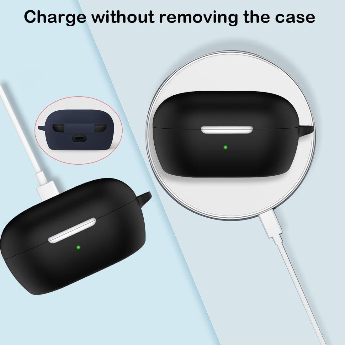 Funda de Silicona para Auriculares Bose QuietComfort 2024 - Negro