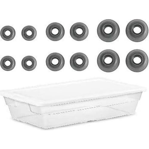 Puntas de Silicona JNSA para Jabra Elite y Galaxy Buds S/M/L