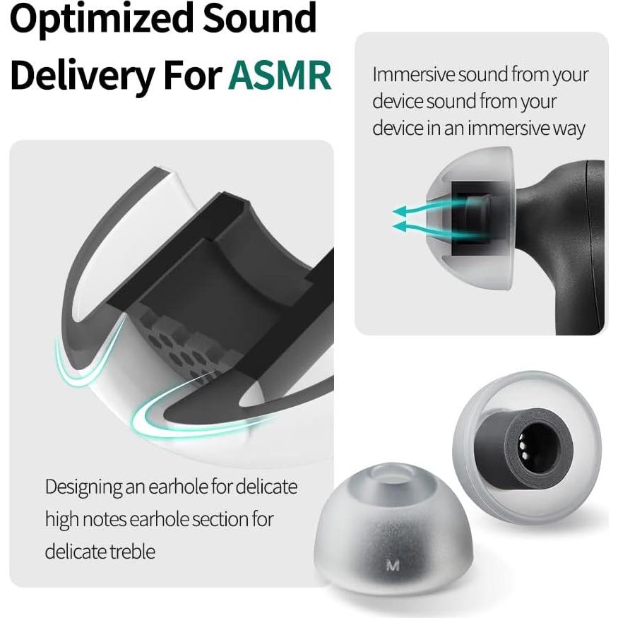 Puntas de Auriculares AZLA SednaEarfit MAX ASMR SS - Silicona