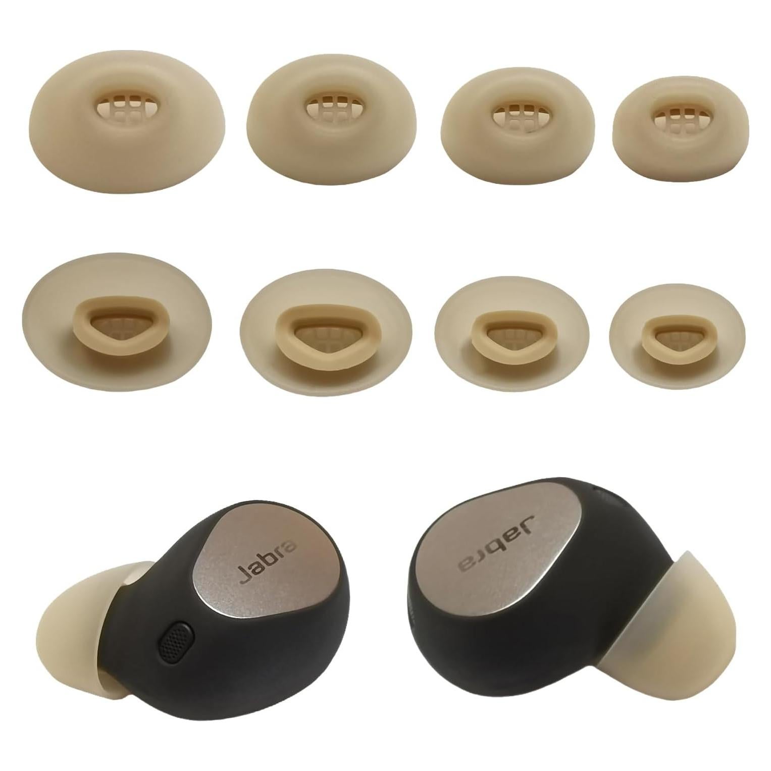 Consejos de Silicona para Auriculares Jabra Elite 10 - 4 Pares