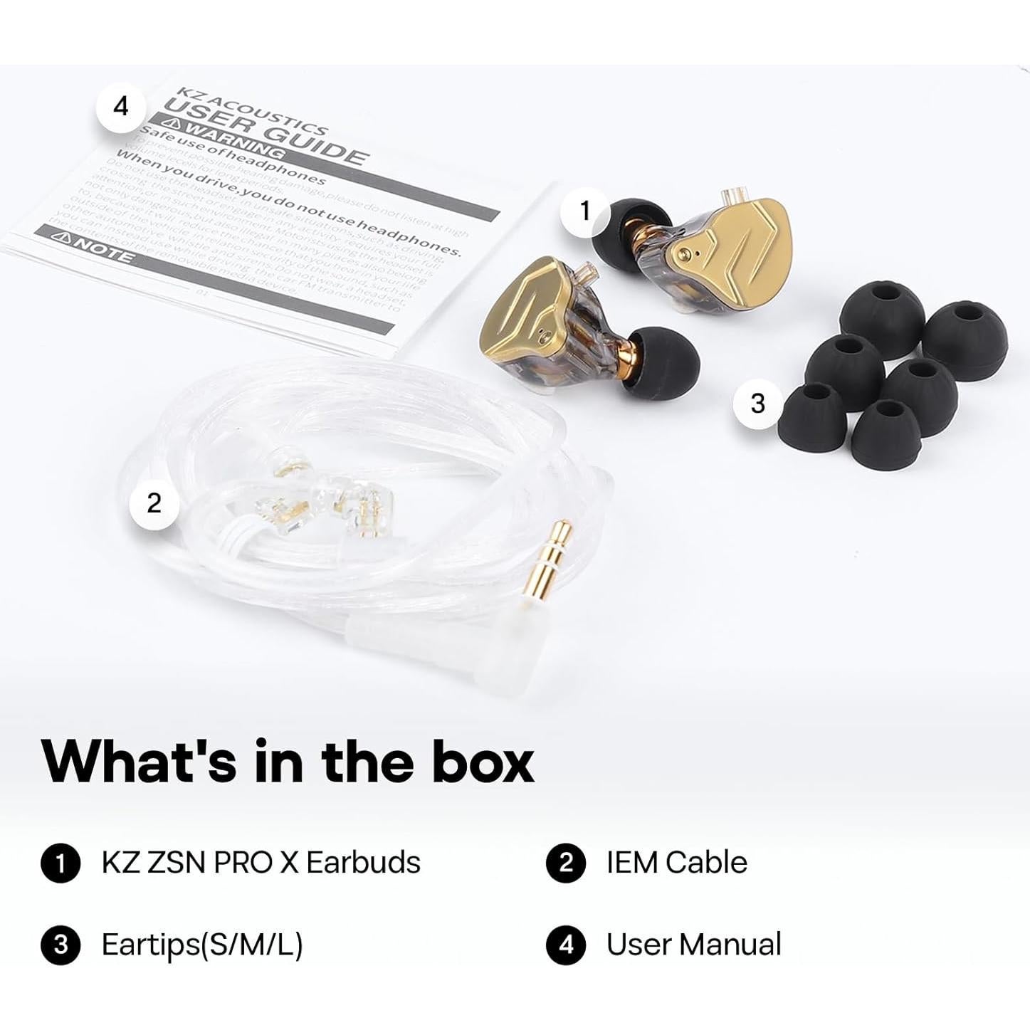 Auriculares In-Ear KZ ZSN PRO X HiFi 10mm Dual Driver Metal