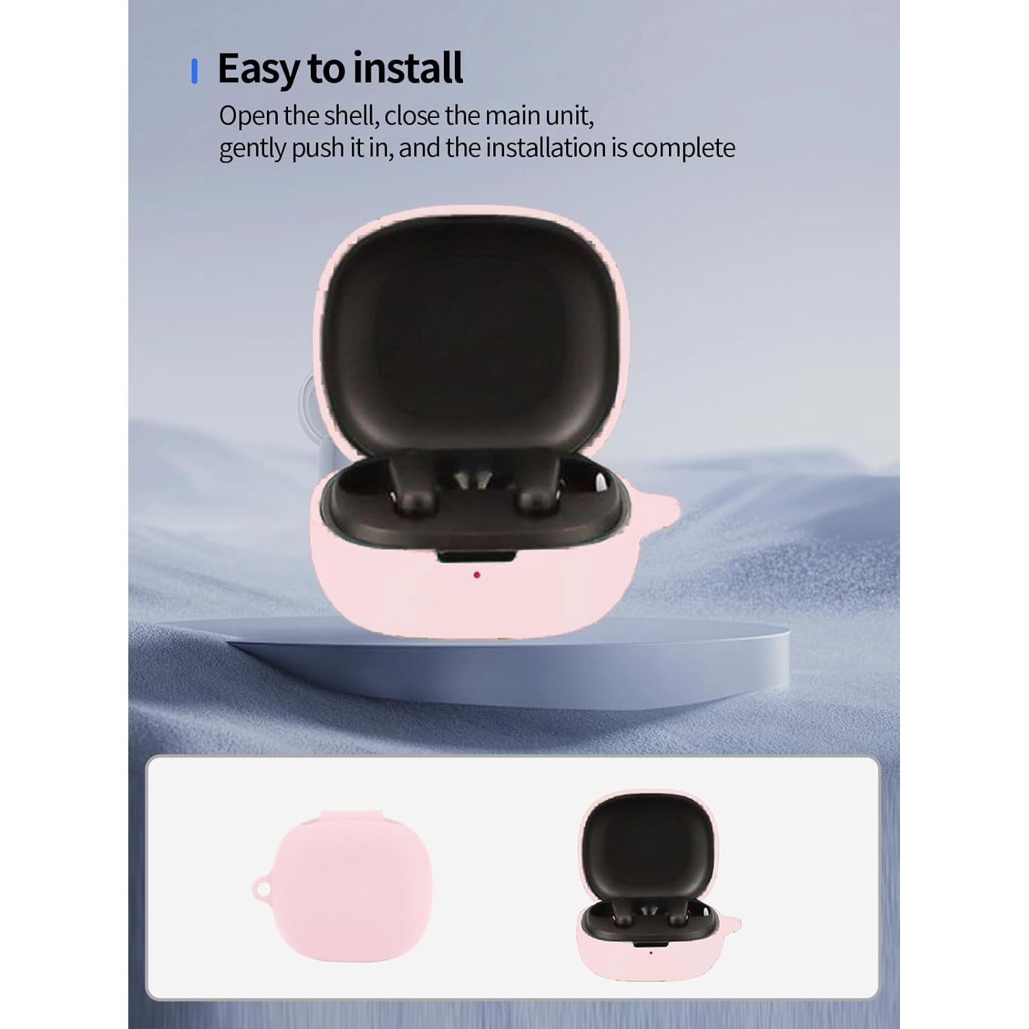 Funda de Silicona Rosa para Auriculares Inalámbricos Anker P20i