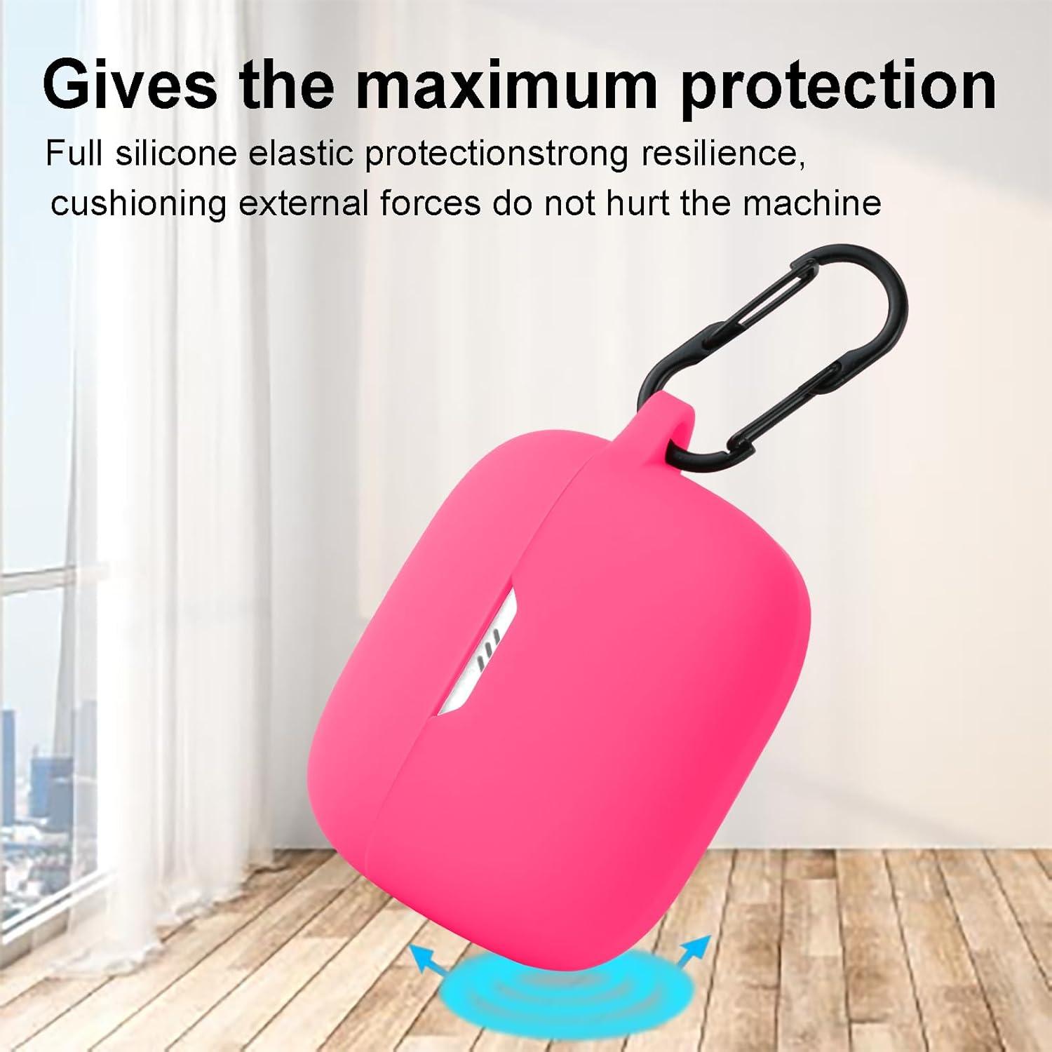 Funda de silicona LEFXMOPHY para auriculares JBL Tune 230NC rosa