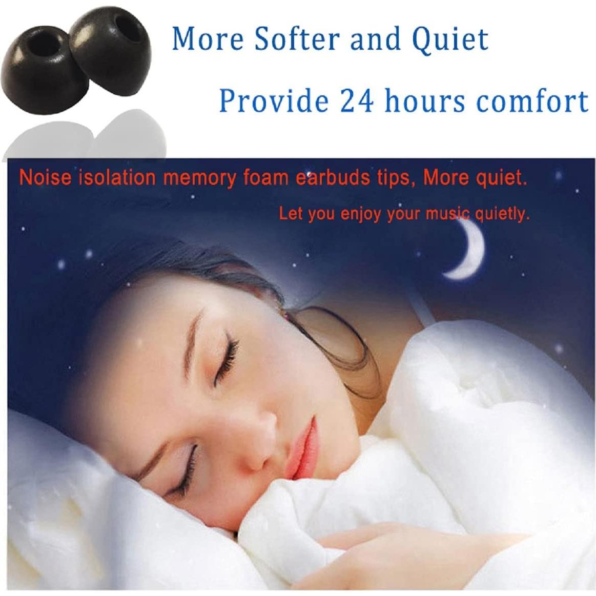 Puntas de oído viscoelásticas Luckvan para Sennheiser Momentum 2