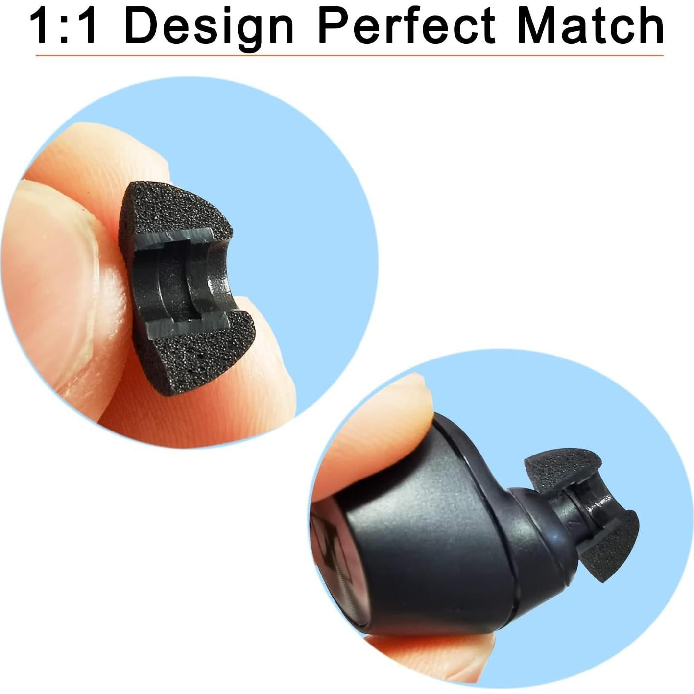 Puntas de oído viscoelásticas Luckvan para Sennheiser Momentum 2