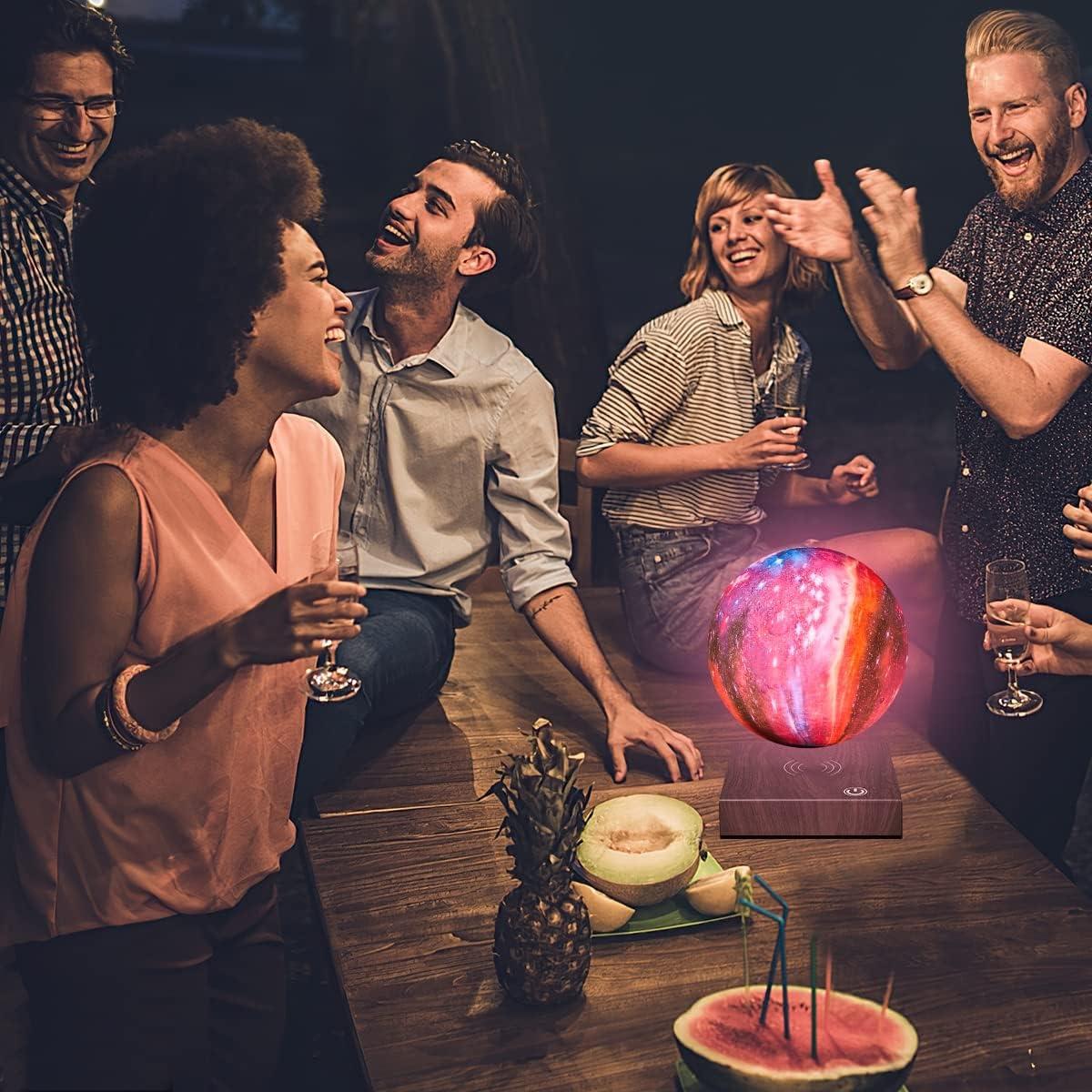 Lámpara de Luna Flotante VGAzer 7 Colores LED Decorativa