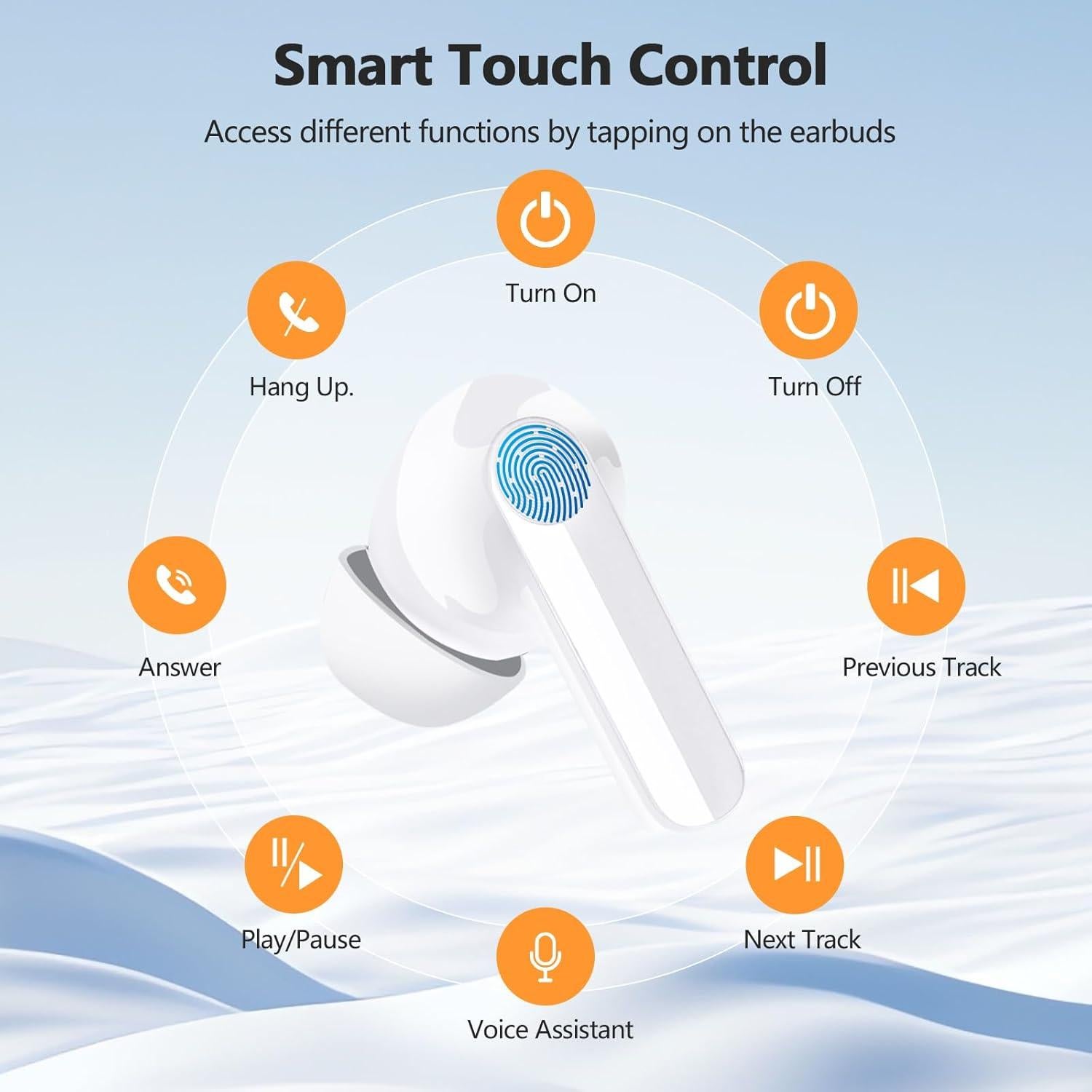 Auriculares Inalámbricos BUABMEQ S40 Bluetooth 5.4 con 48H Reproducción