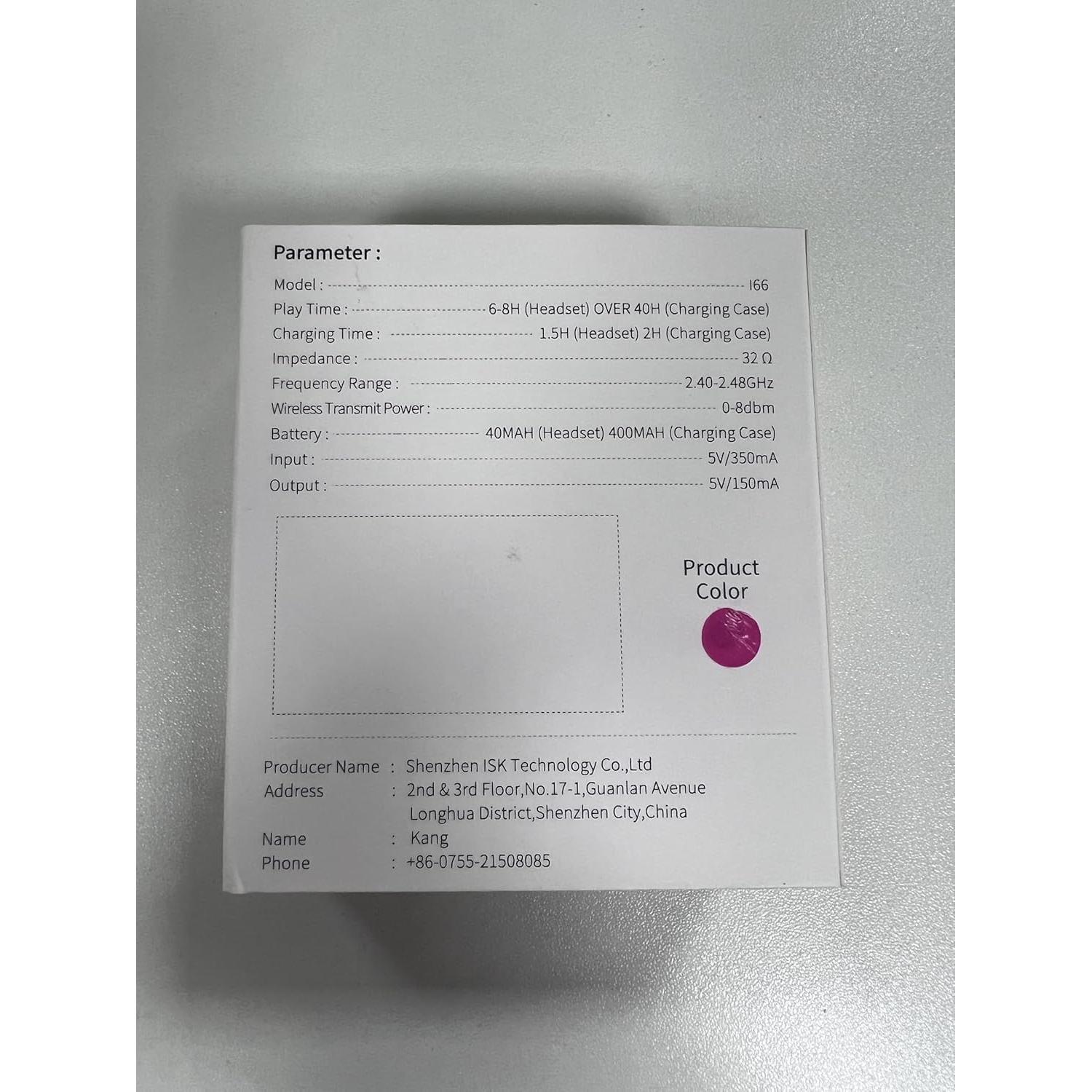 Auriculares Inalámbricos Donerton I66 Bluetooth 5.4 IP7 45H