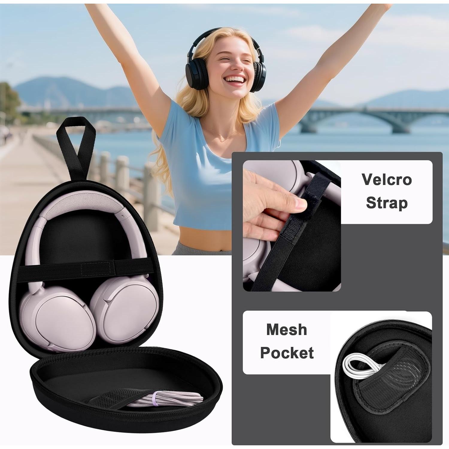 Funda Universal para Auriculares GWCASE HPC - Negro