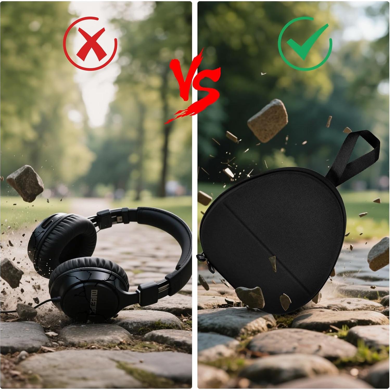 Funda Universal para Auriculares GWCASE HPC - Negro