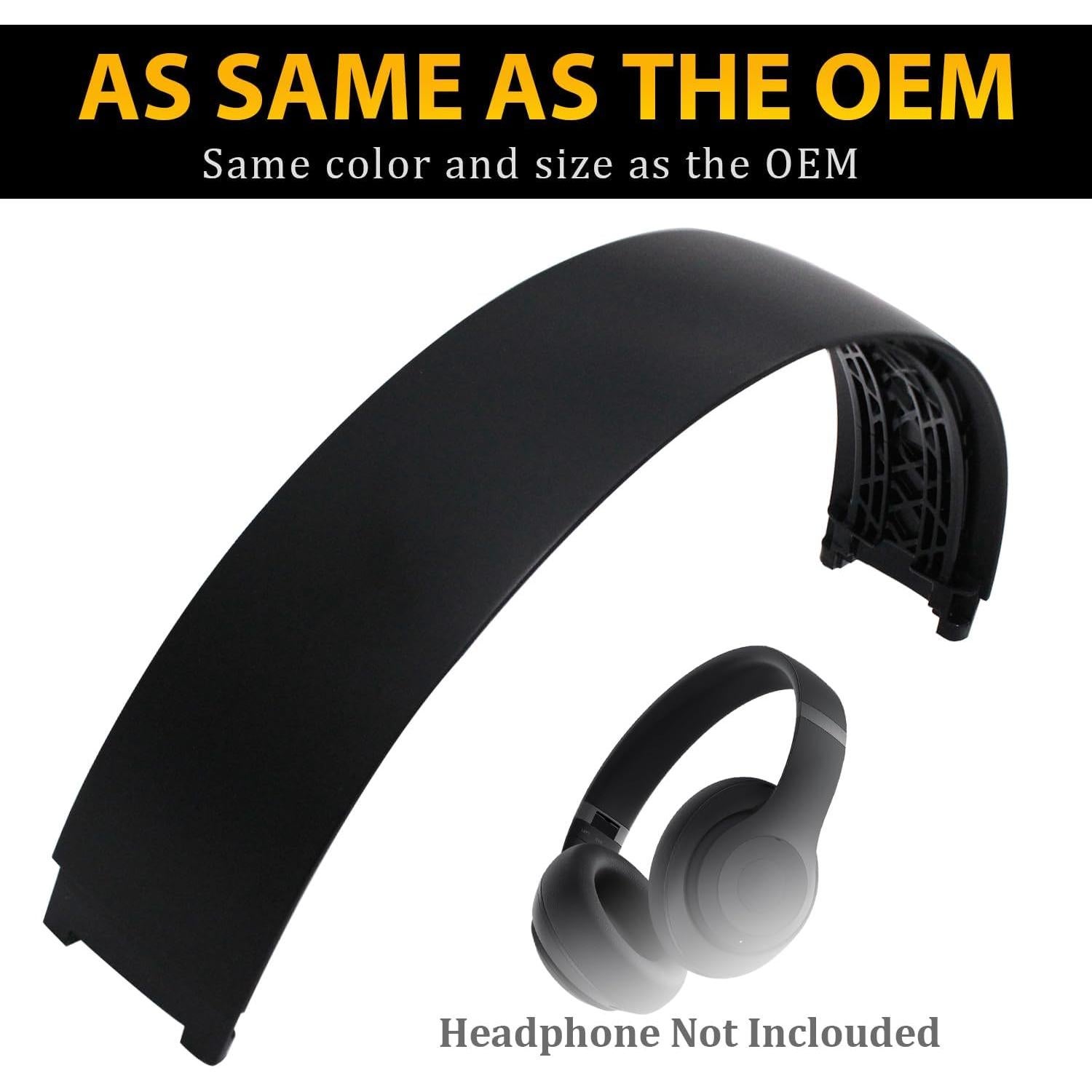 Diadema de Reemplazo para Auriculares Beats Studio Pro - Negro