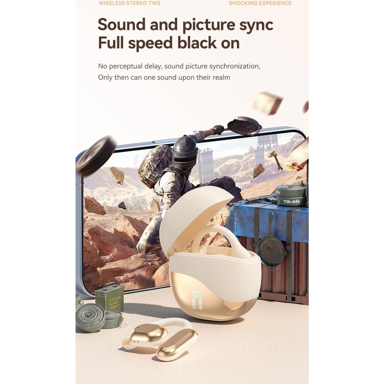 Auriculares Inalámbricos Bluetooth Anbaole M62 con Estuche Carga