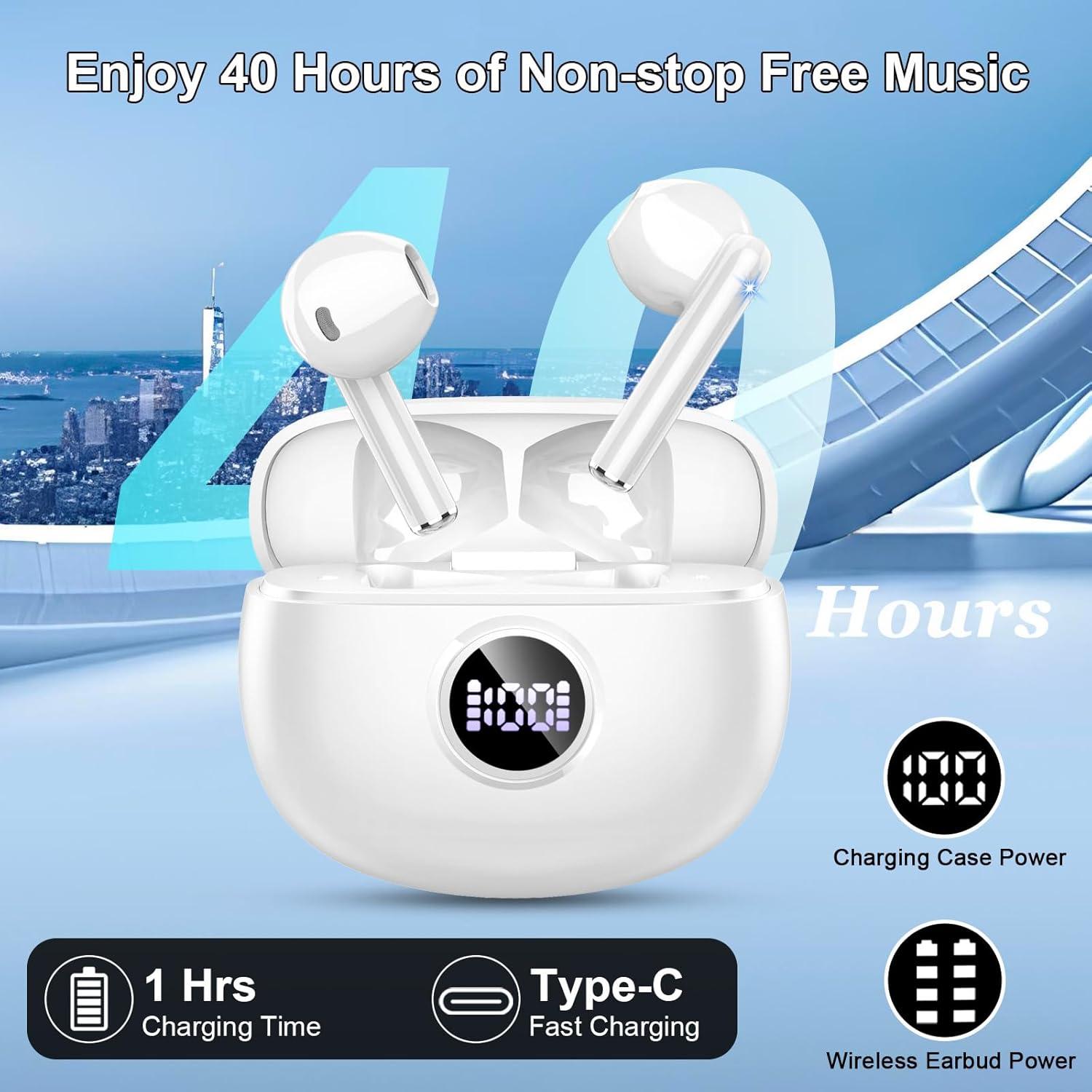 Auriculares Inalámbricos Motost S23 Bluetooth 5.3 HiFi 40H IP7