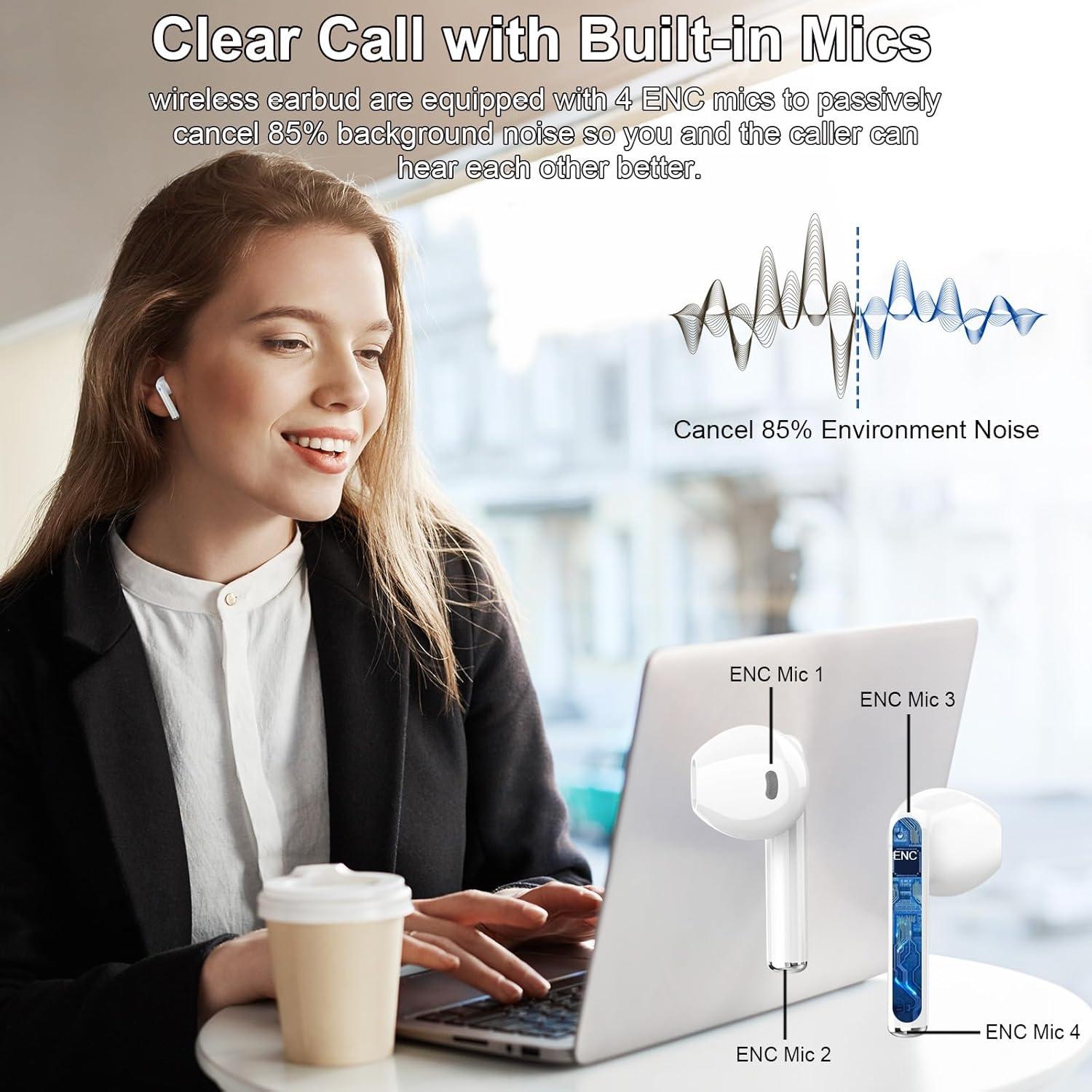 Auriculares Inalámbricos Motost S23 Bluetooth 5.3 HiFi 40H IP7