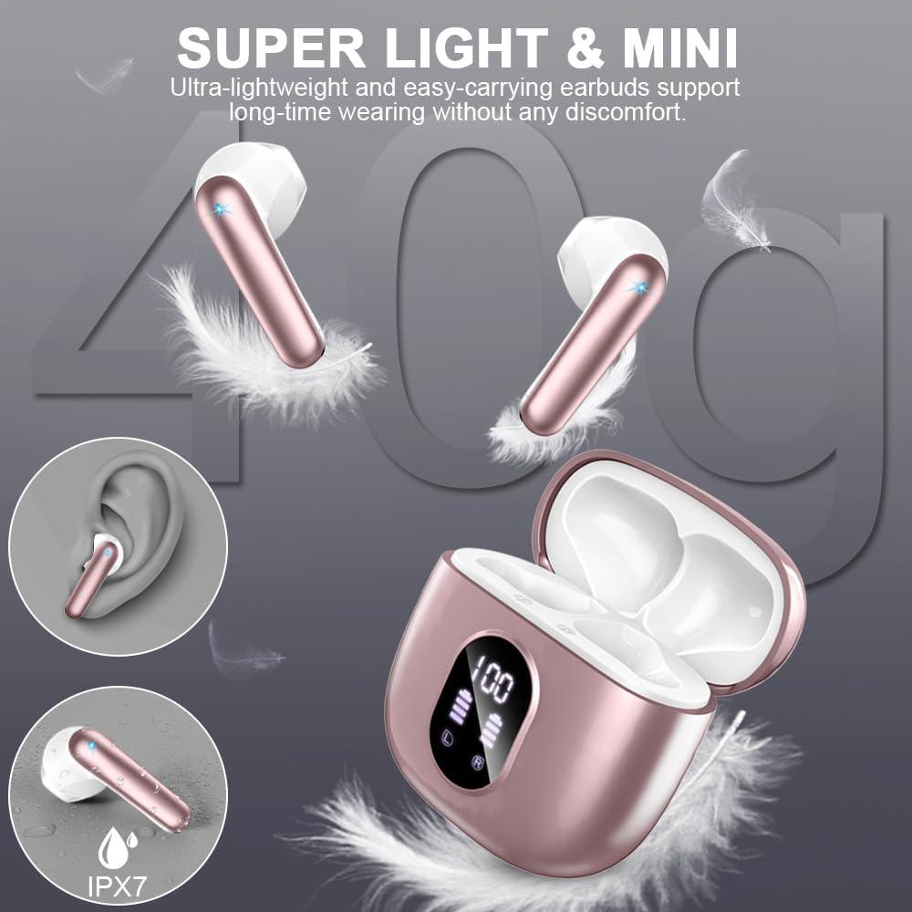 Auriculares Inalámbricos Bluetooth 5.3 Drsaec J55 IP7 50H