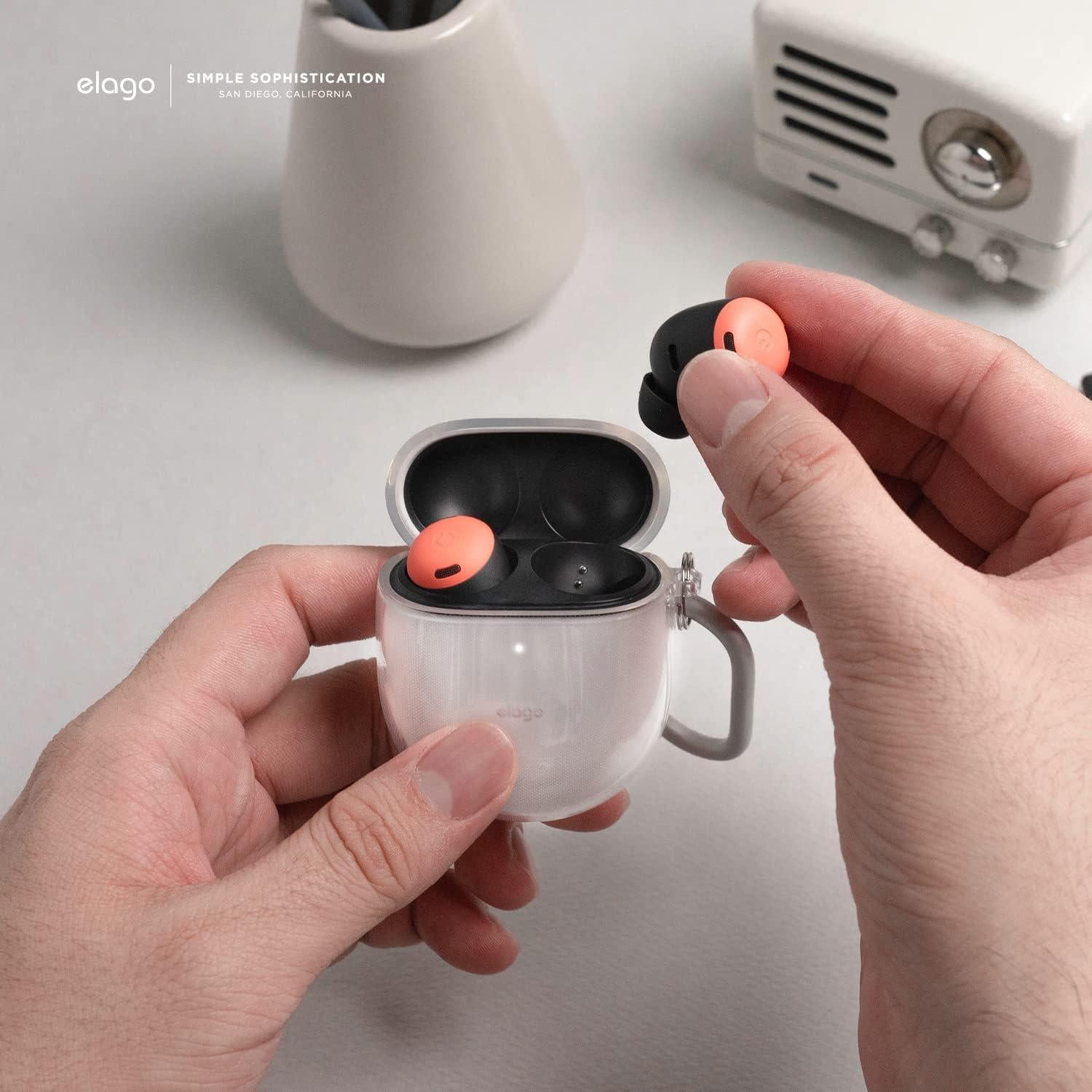 Funda Transparente elago para Google Pixel Buds Pro 2/Pro