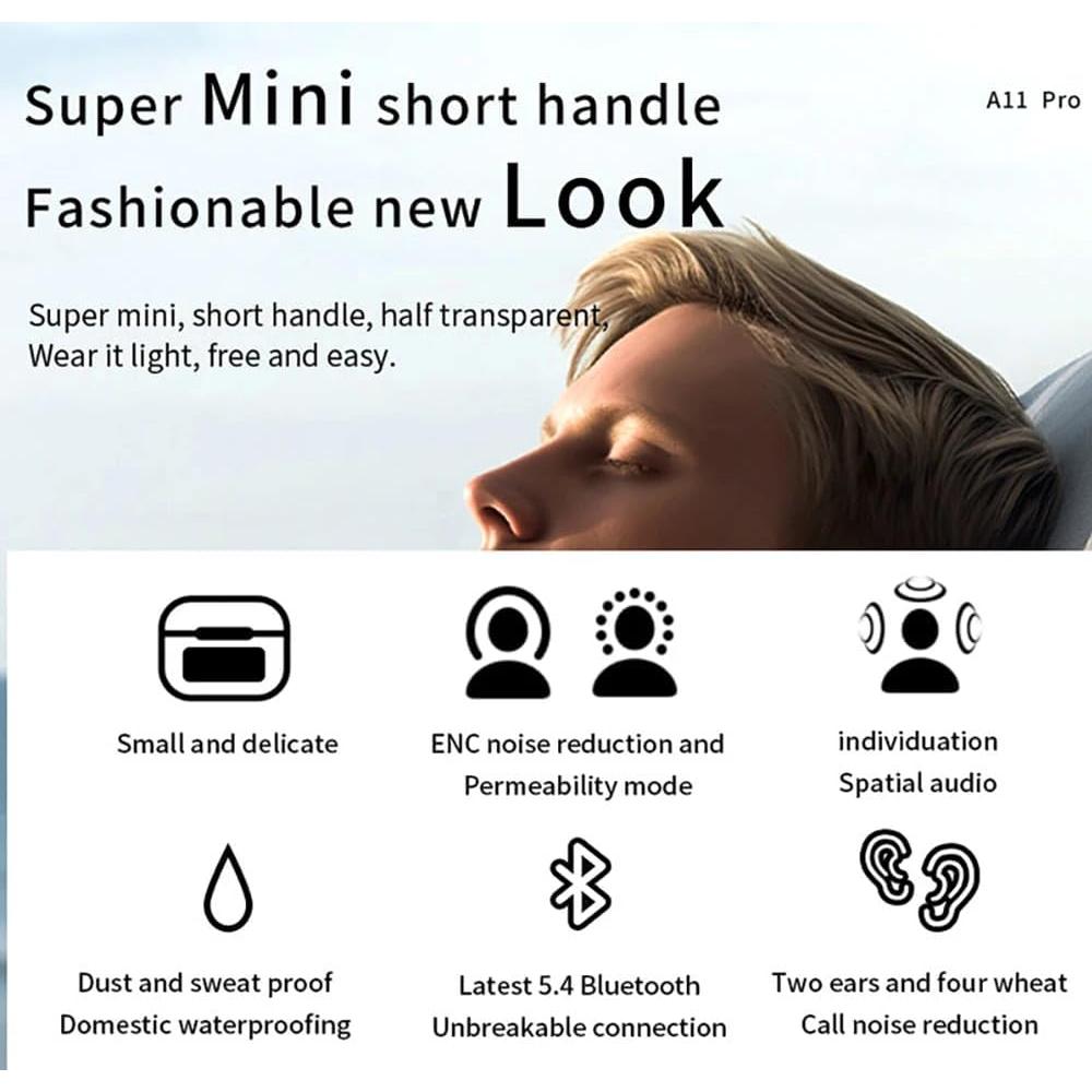 Auriculares Inalámbricos Bluetooth 5.4 T18 HiFi Estéreo IPX7