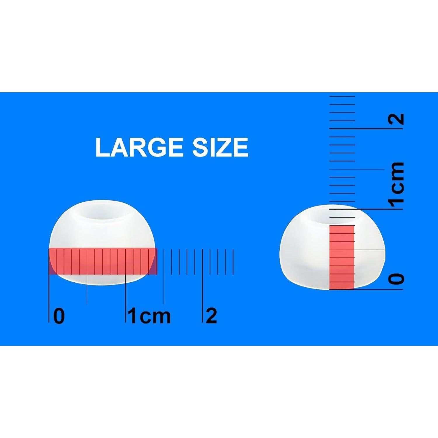 12 Puntas de Oído Grandes NICKSTON para Google Pixel Buds Pro