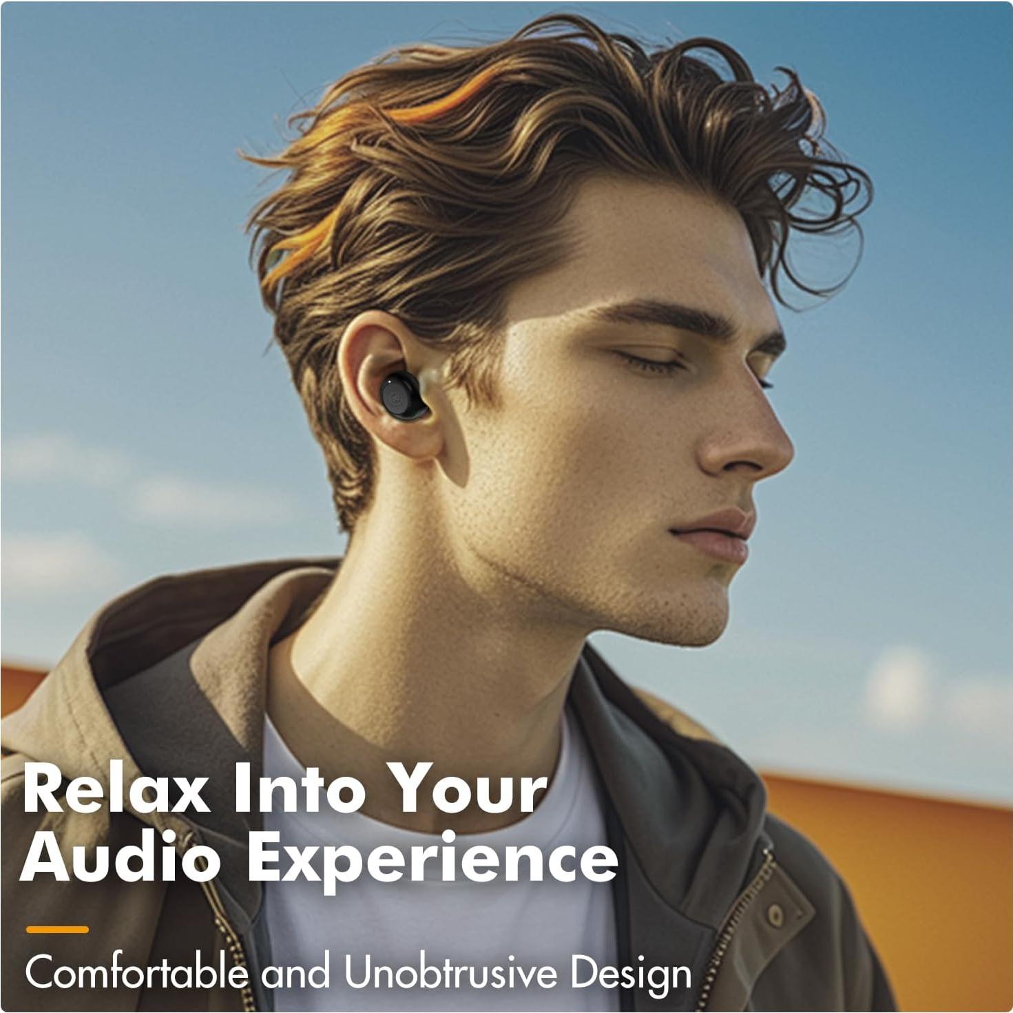 Mini Auriculares Inalámbricos E-filliate TRAVEL DEPOT, Bluetooth, IPX4