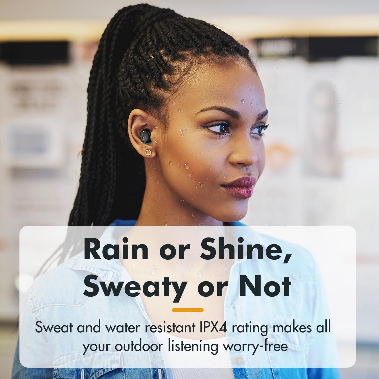 Mini Auriculares Inalámbricos E-filliate TRAVEL DEPOT, Bluetooth, IPX4