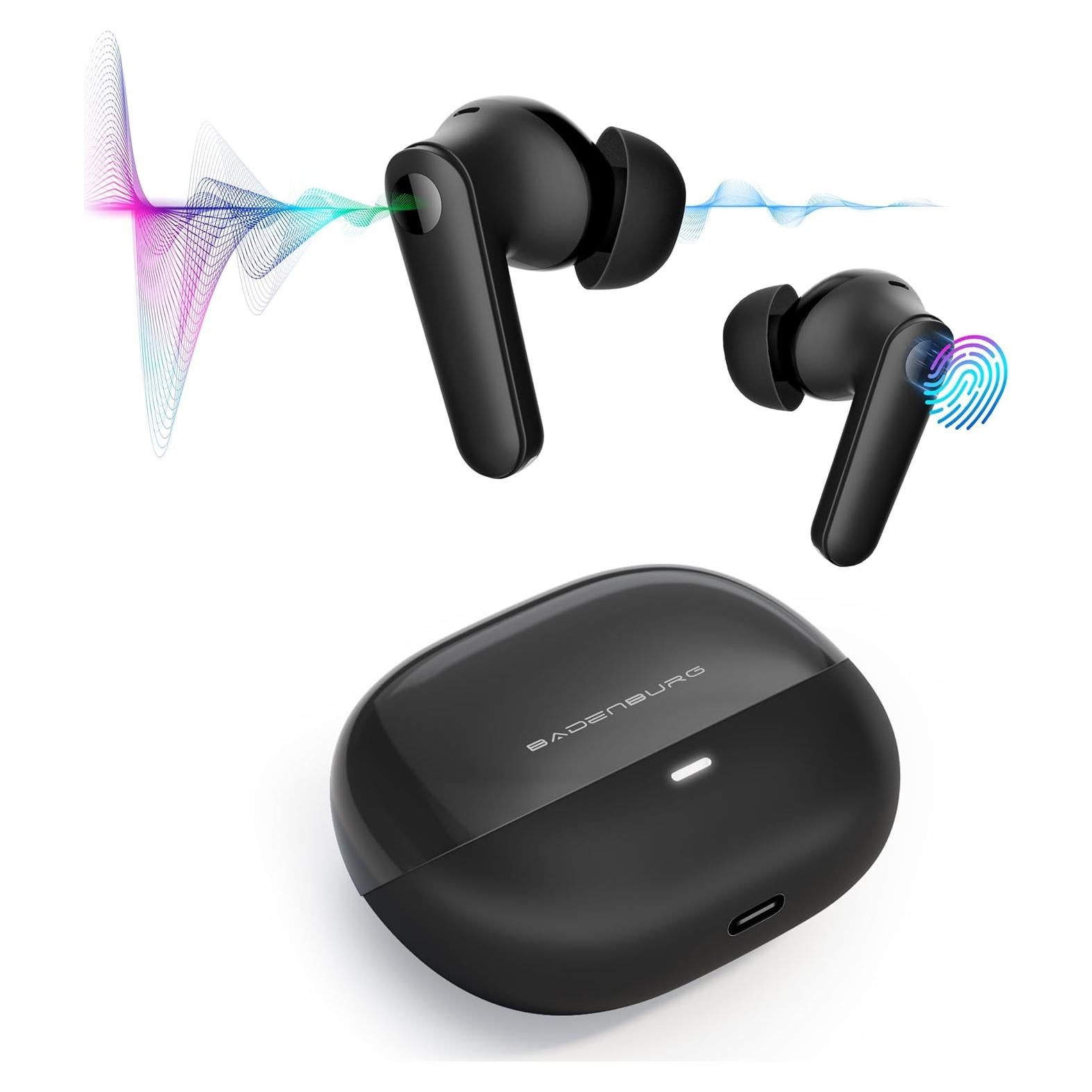 Auriculares Inalámbricos BADENBURG Airbeat 1 ANC Bluetooth 5.3