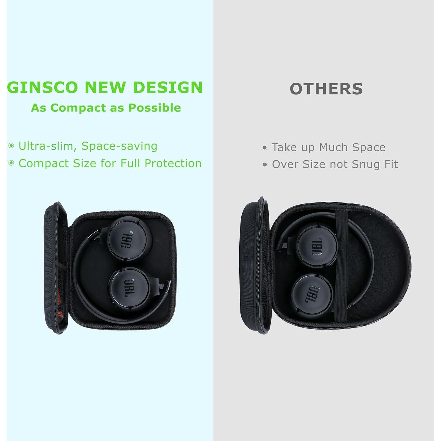 Funda Dura Ginsco para Auriculares Bluetooth JBL Tune 510BT