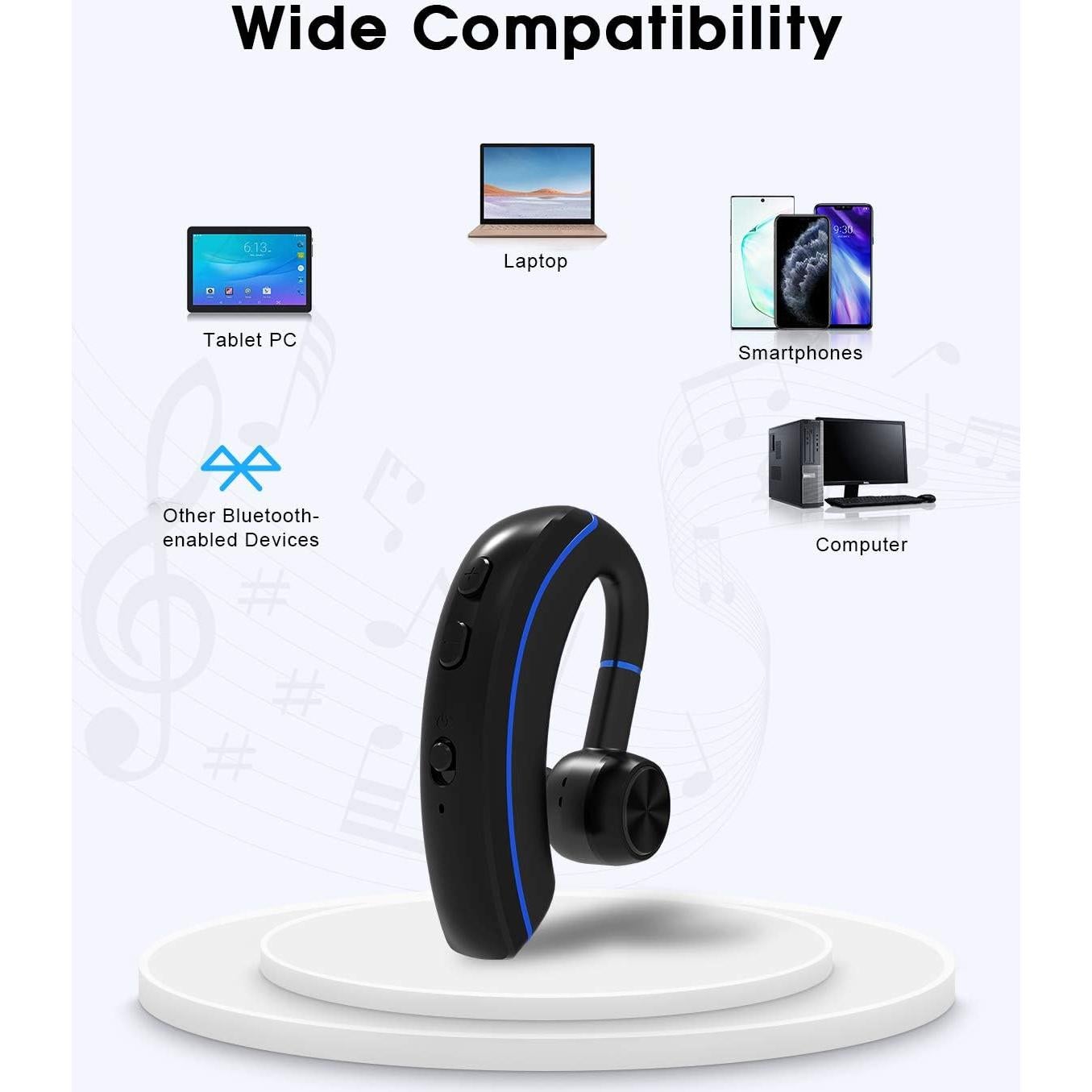 Auricular Bluetooth NANAMI A8 V5.0 In-Ear 12H Cancelación Ruido