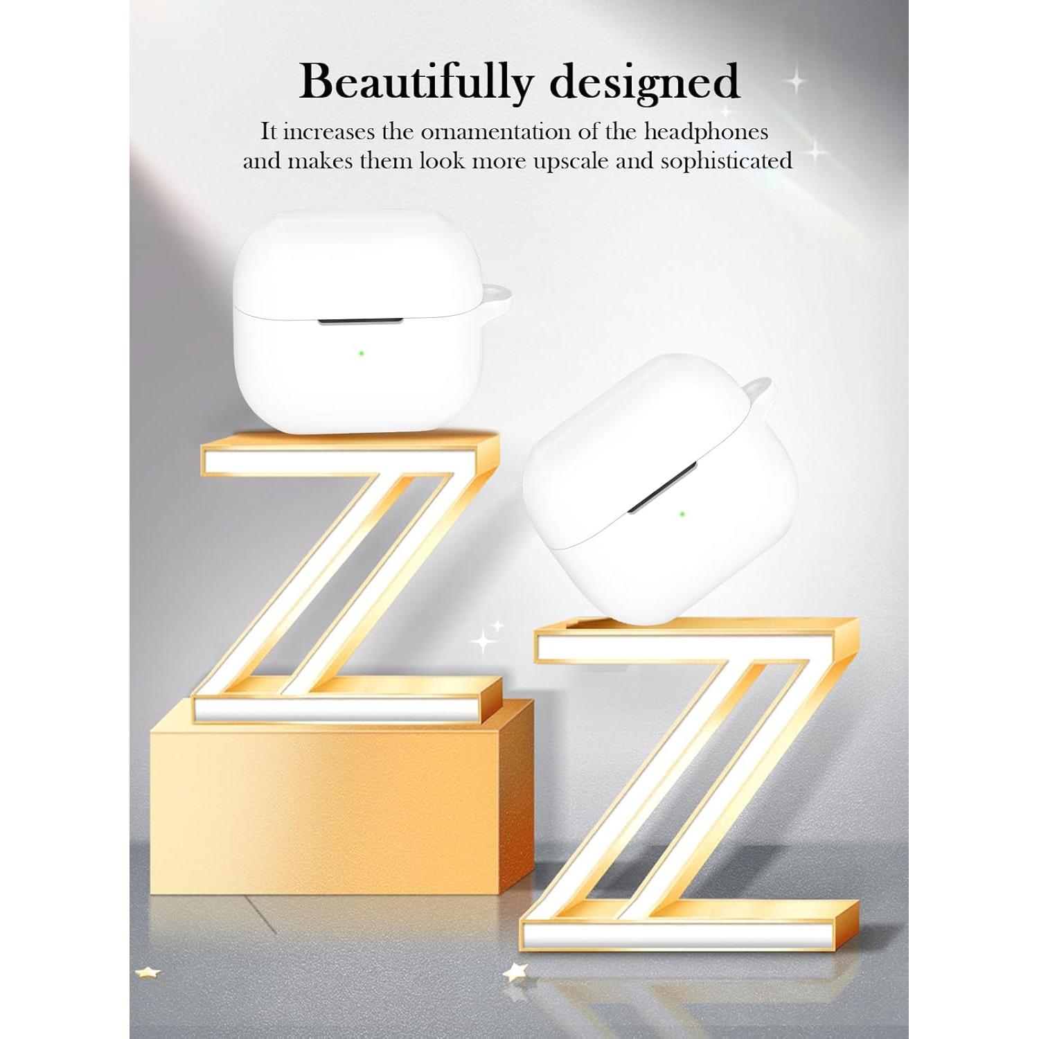 Funda de Silicona Suave para Samsung Galaxy Buds3/3 Pro - Blanco